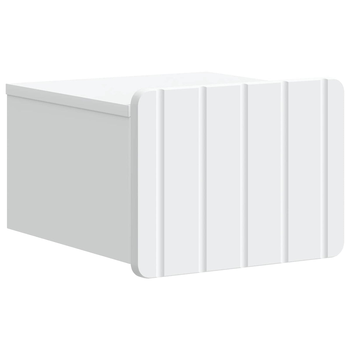 Wall-Mounted Bedside Cabinet White 33 x 34.5 x 24 cm
