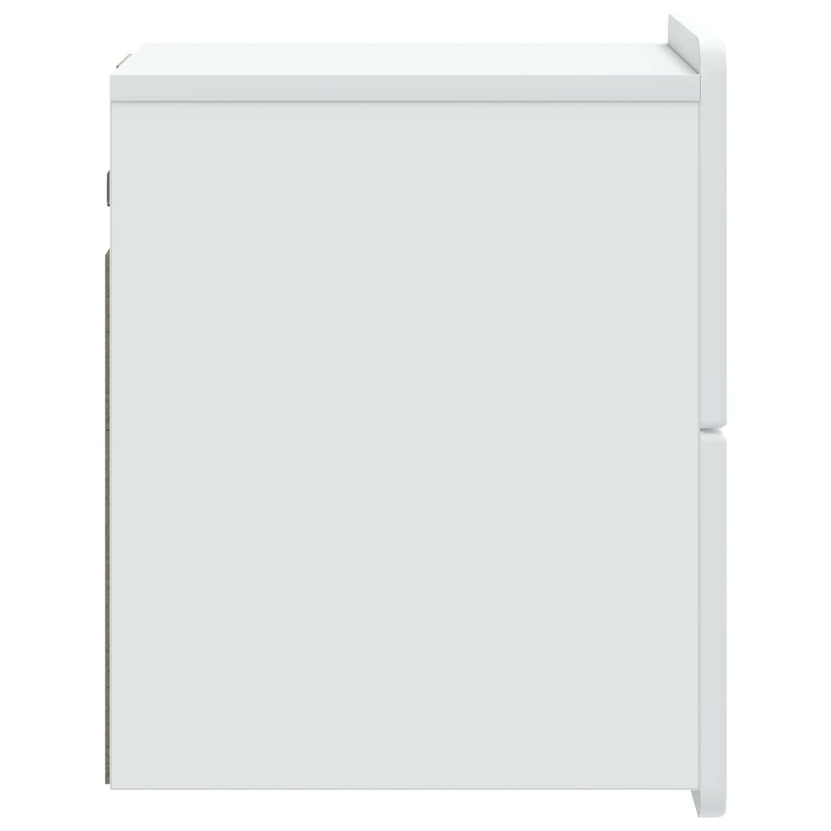 Wall-Mounted Bedside Cabinet White 33 x 34.5 x 43 cm