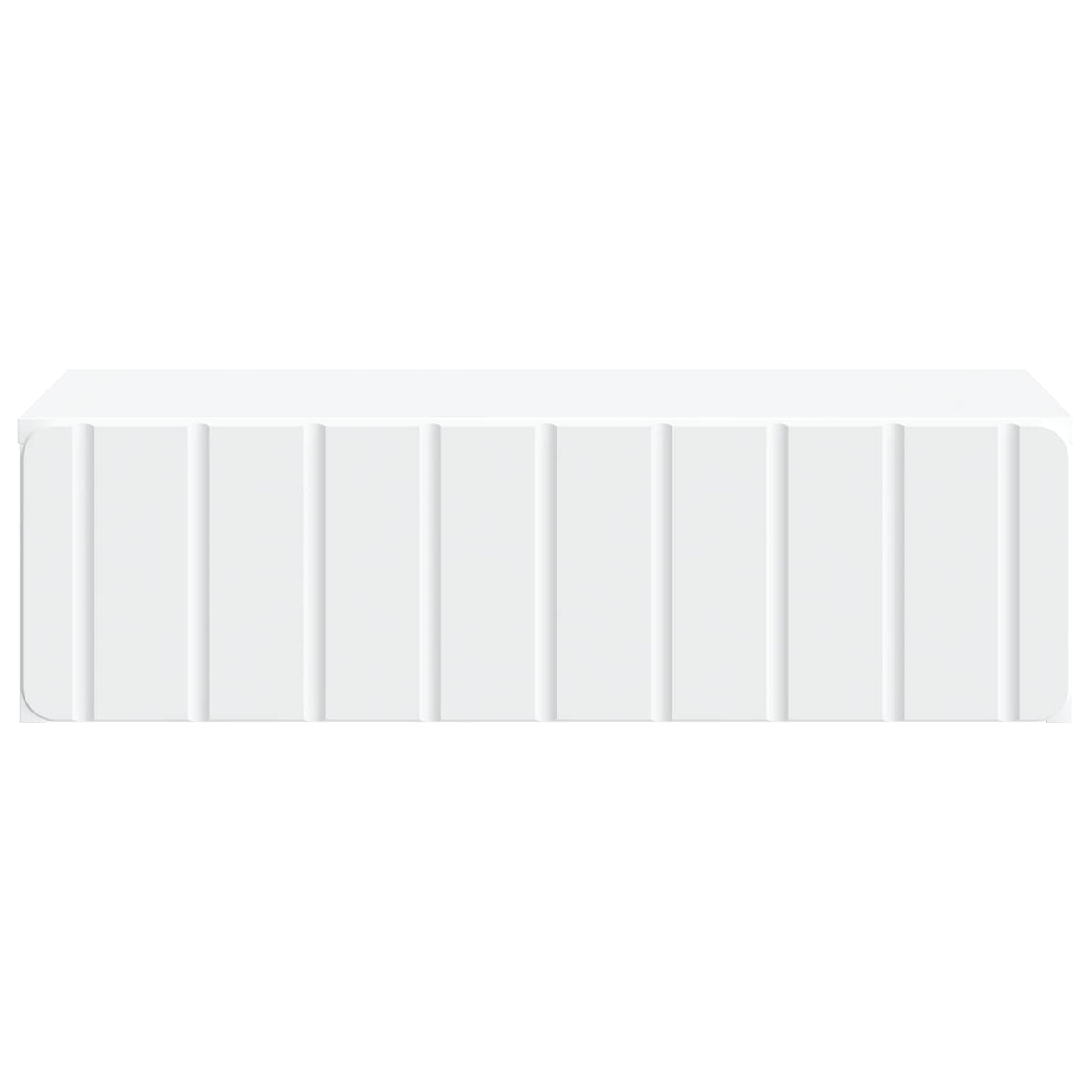 Wall-Mounted Side Table White 59 x 34.5 x 17 cm Engineered Wood