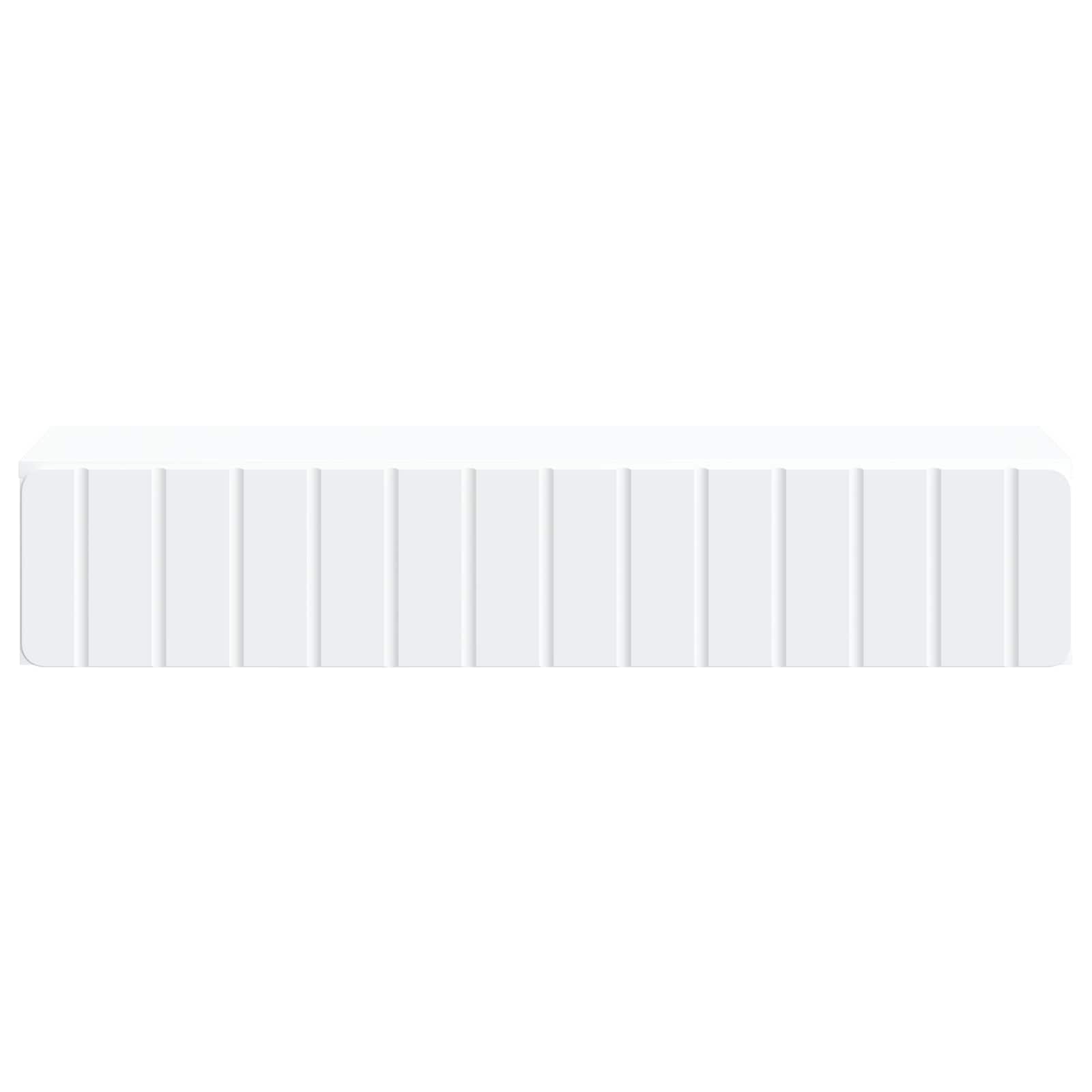 Wall-Mounted Side Table Wall-mounted White 87.5 x 34.5 x 17 cm