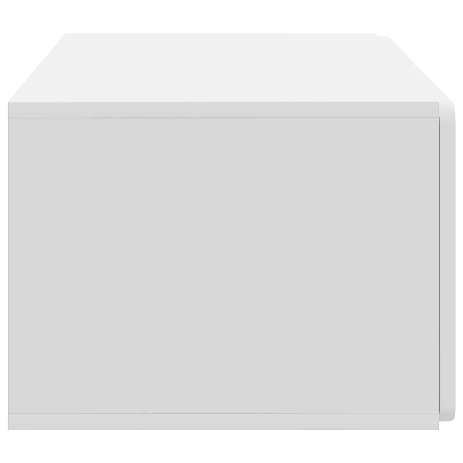 Wall-Mounted TV Cabinet White 59.5 x 41 x 30 cm Engineered Wood