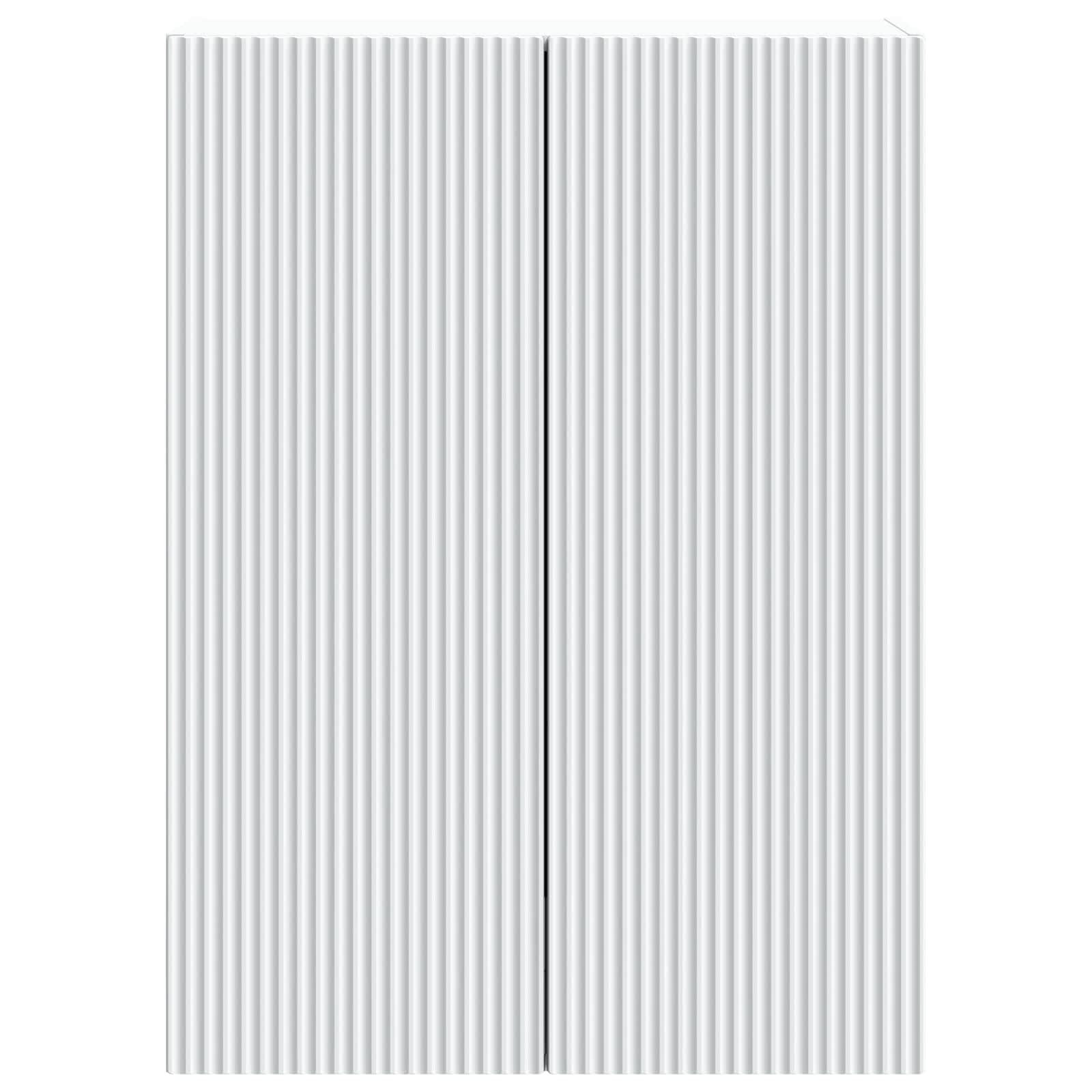 Wall-Mounted Cabinet White 66 x 34.5 x 90 cm Engineered Wood