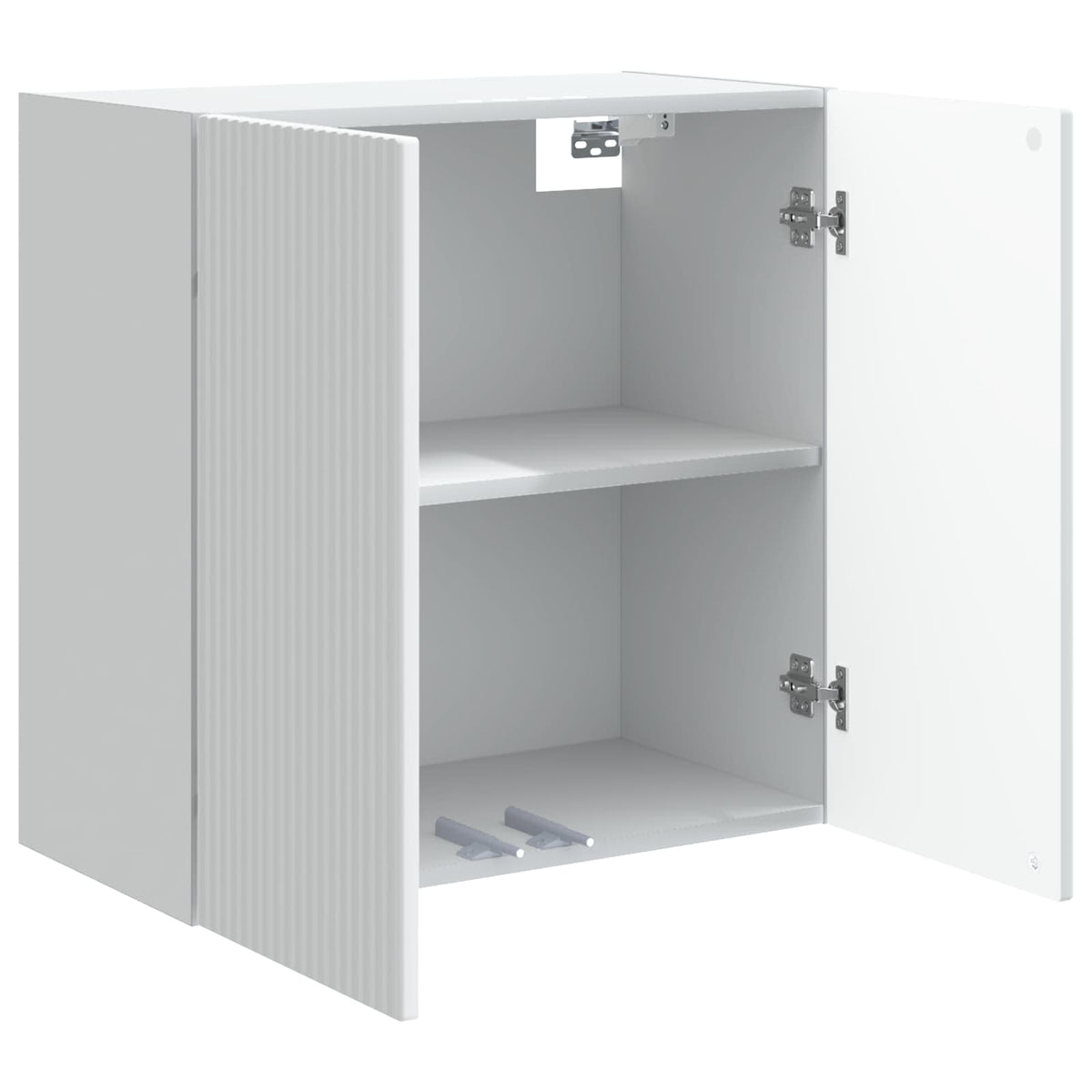 Wall-Mounted Cabinet White 59 x 31 x 60 cm Engineered Wood