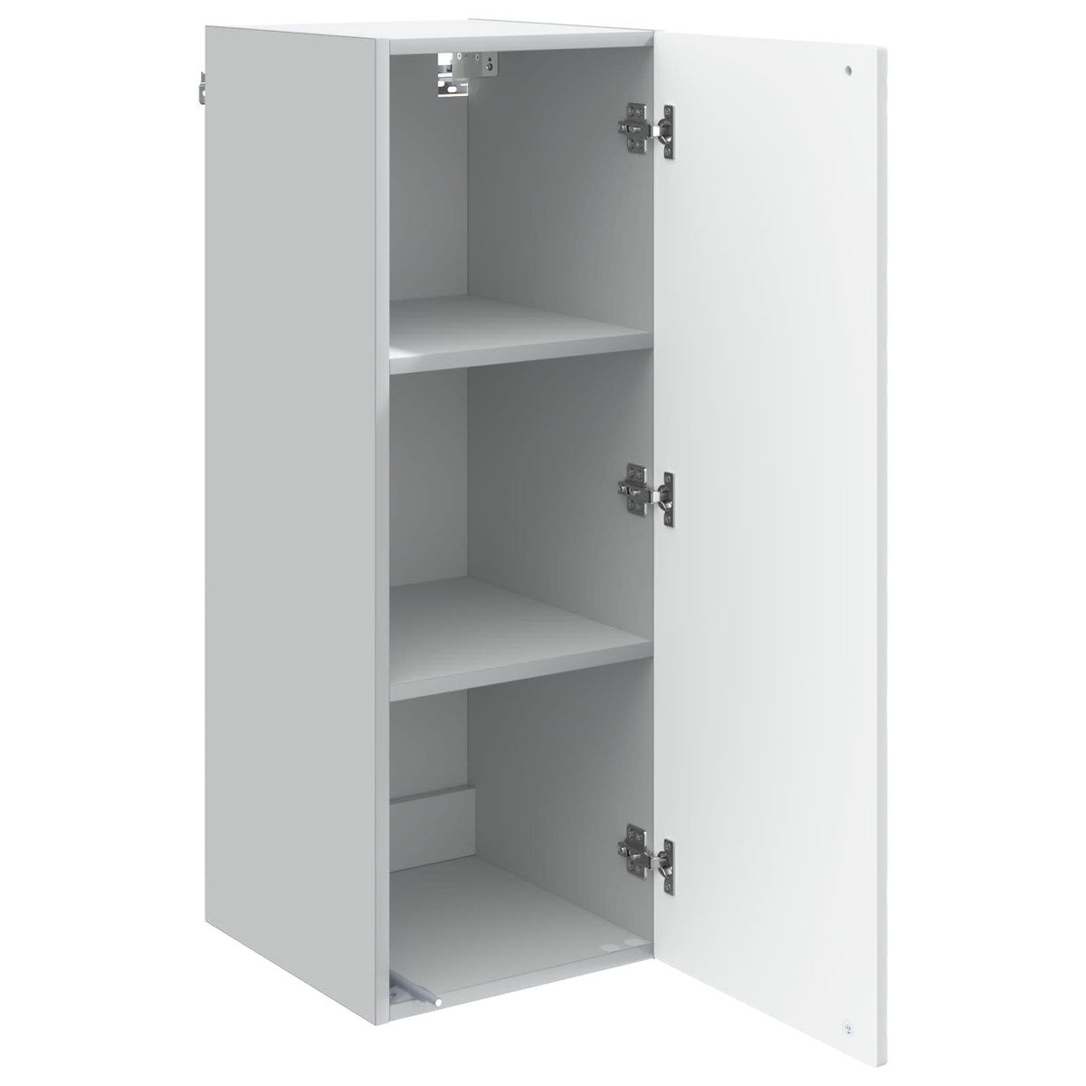 Wall-Mounted Cabinet White 33 x 34.5 x 90 cm Engineered Wood