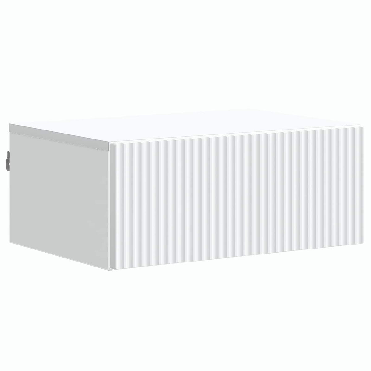 Wall-Mounted Bedside Cabinet White 49 x 34.5 x 20 cm