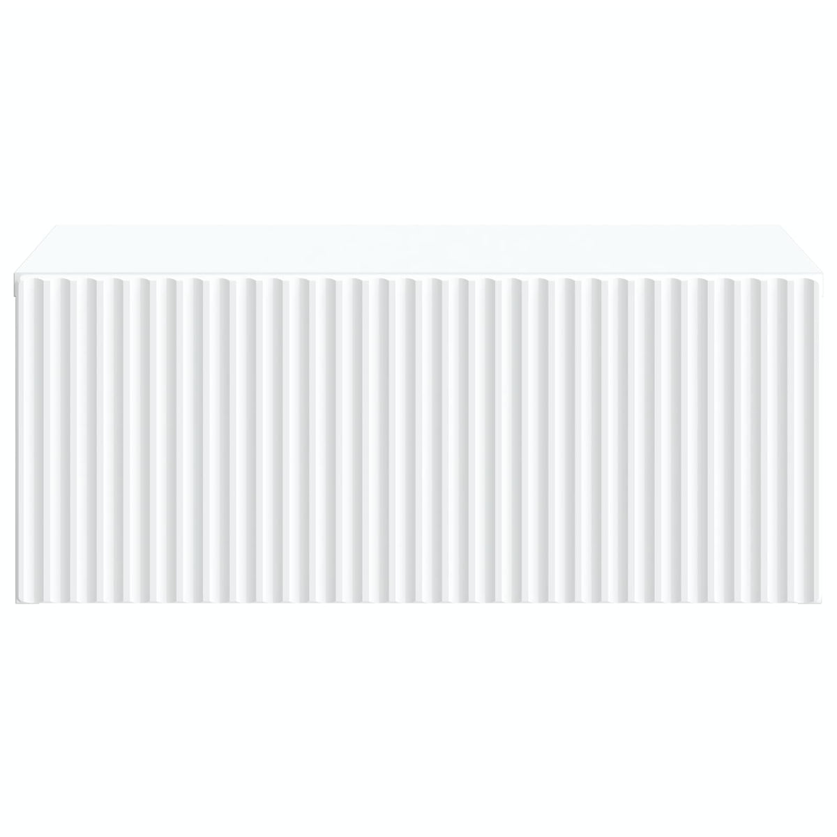 Wall-Mounted Bedside Cabinet White 49 x 34.5 x 20 cm