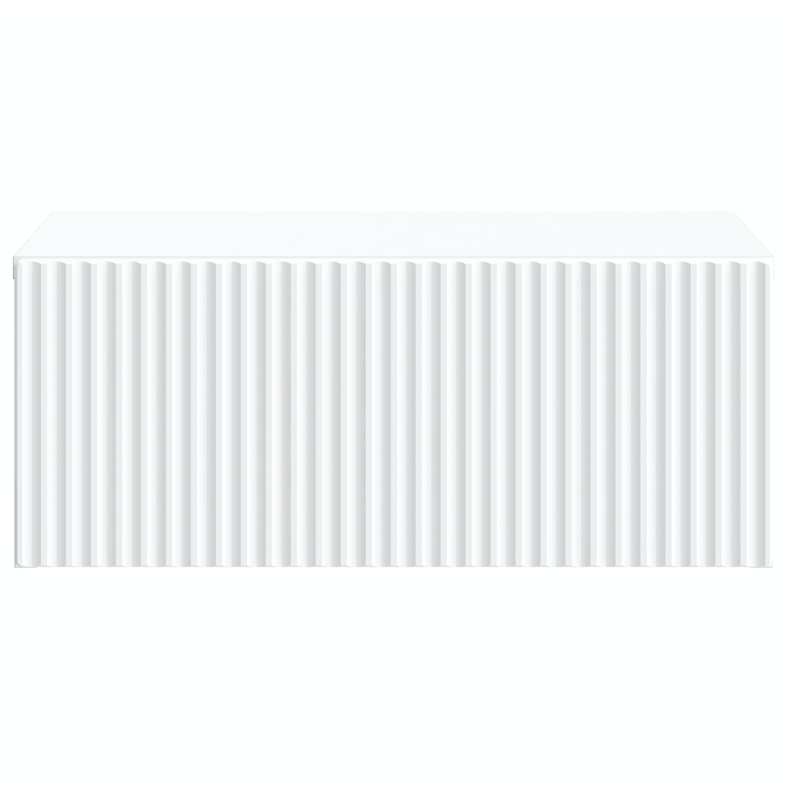 Wall-Mounted Bedside Cabinet White 49 x 34.5 x 20 cm