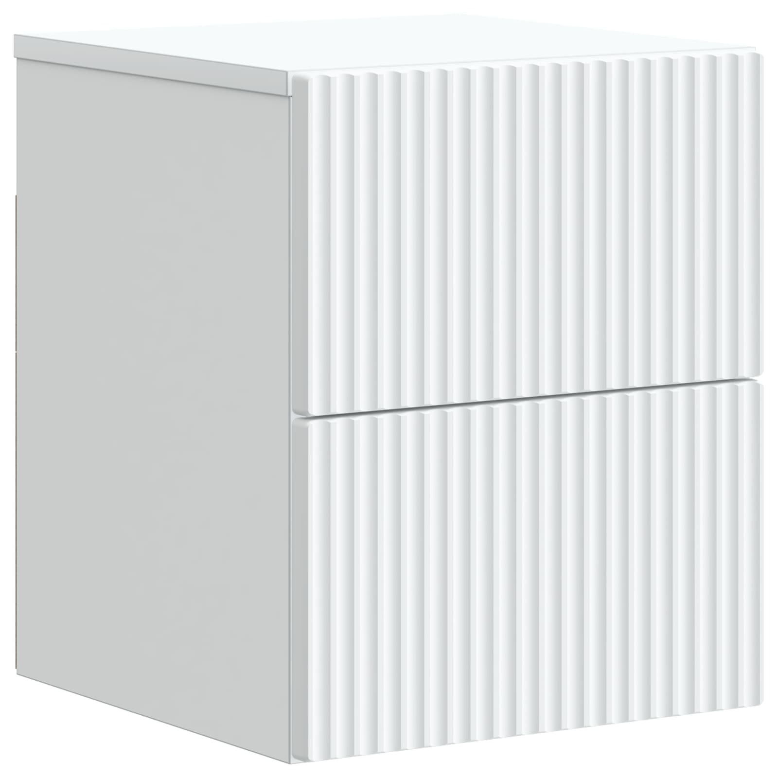 Wall-Mounted Bedside Cabinet White 33 x 34.5 x 40 cm