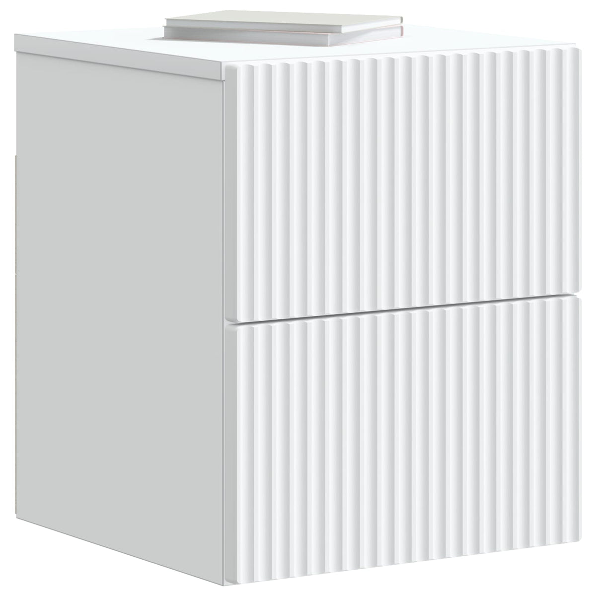 Wall-Mounted Bedside Cabinet White 33 x 34.5 x 40 cm