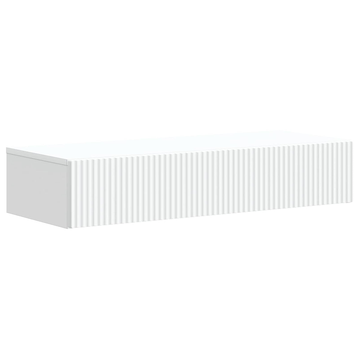 Wall-Mounted Side Table Wall-mounted White 87.5 x 34.5 x 17 cm