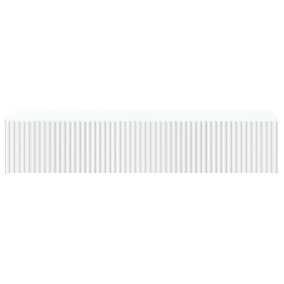 Wall-Mounted Side Table Wall-mounted White 87.5 x 34.5 x 17 cm
