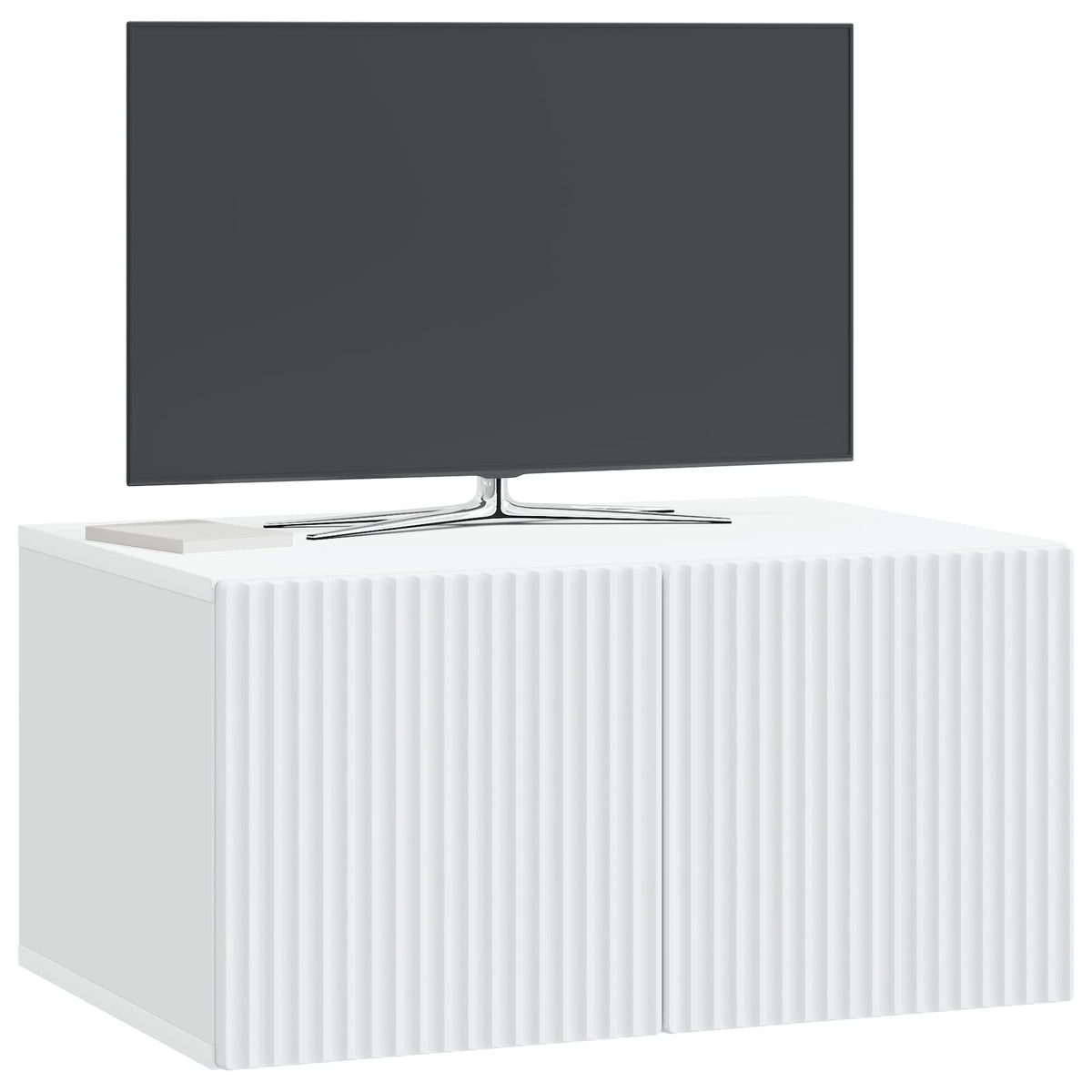 Wall-Mounted TV Cabinet White 59.5 x 41 x 30 cm Engineered Wood