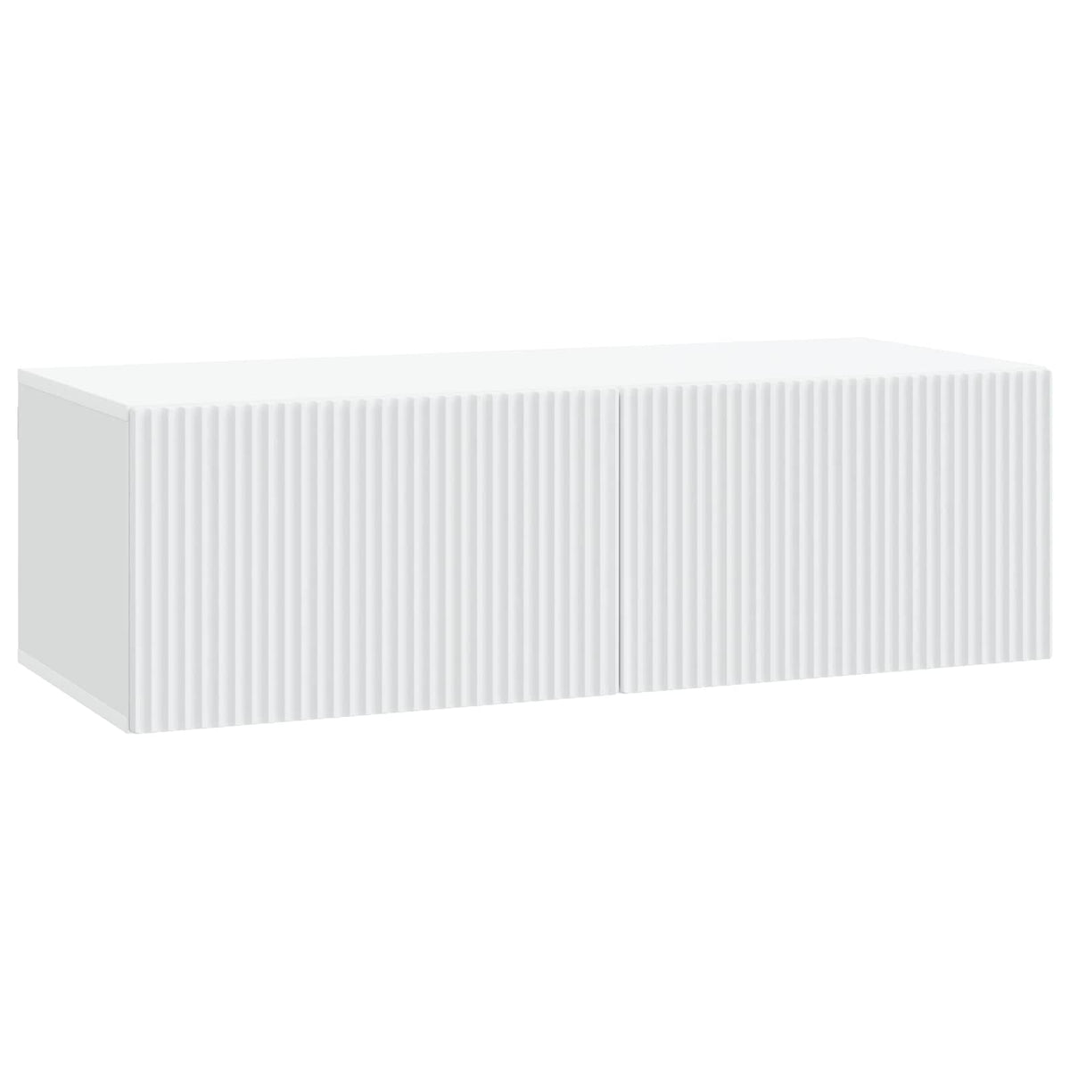 Wall-Mounted TV Cabinet White 98 x 41 x 30 cm Engineered Wood
