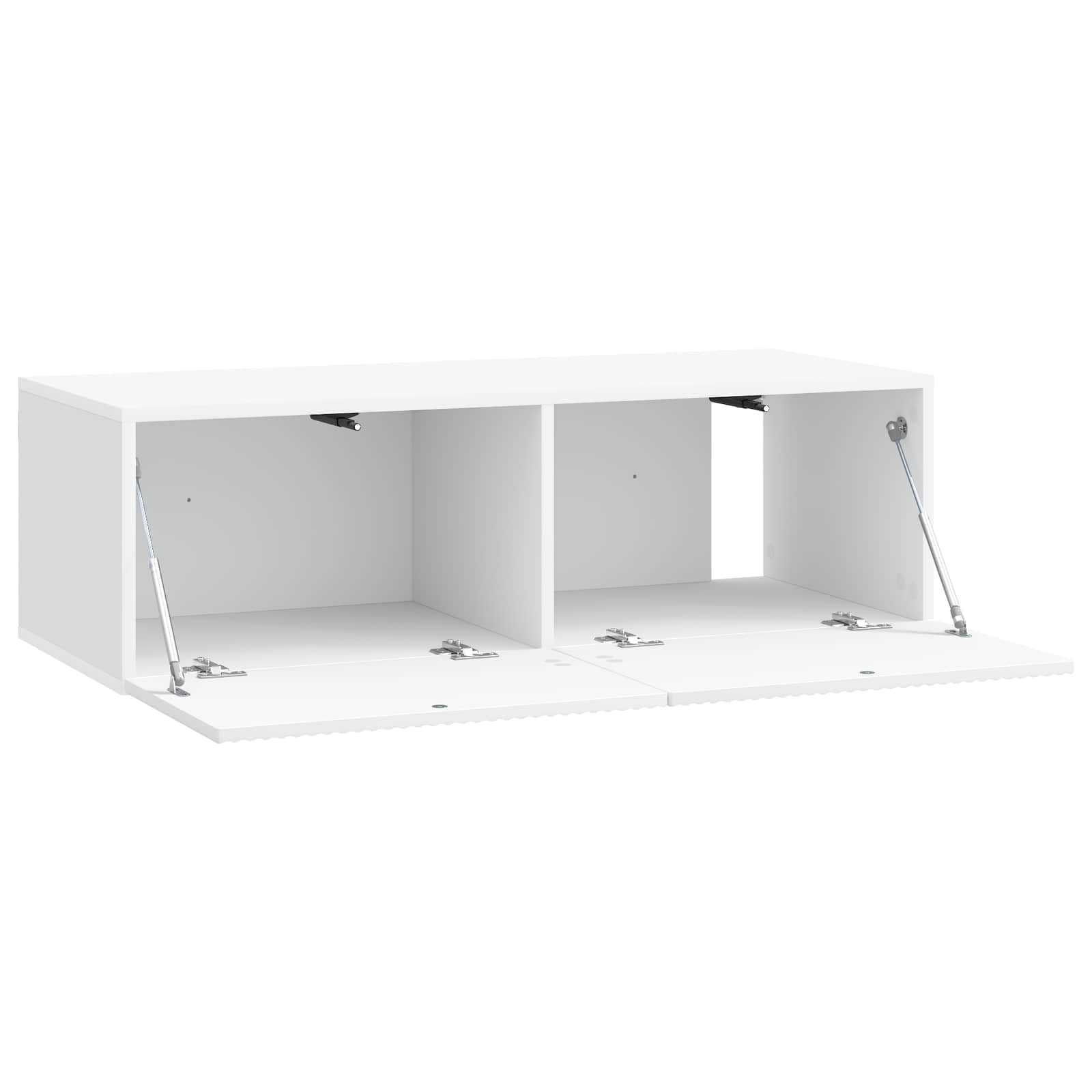 Wall-Mounted TV Cabinet White 98 x 41 x 30 cm Engineered Wood