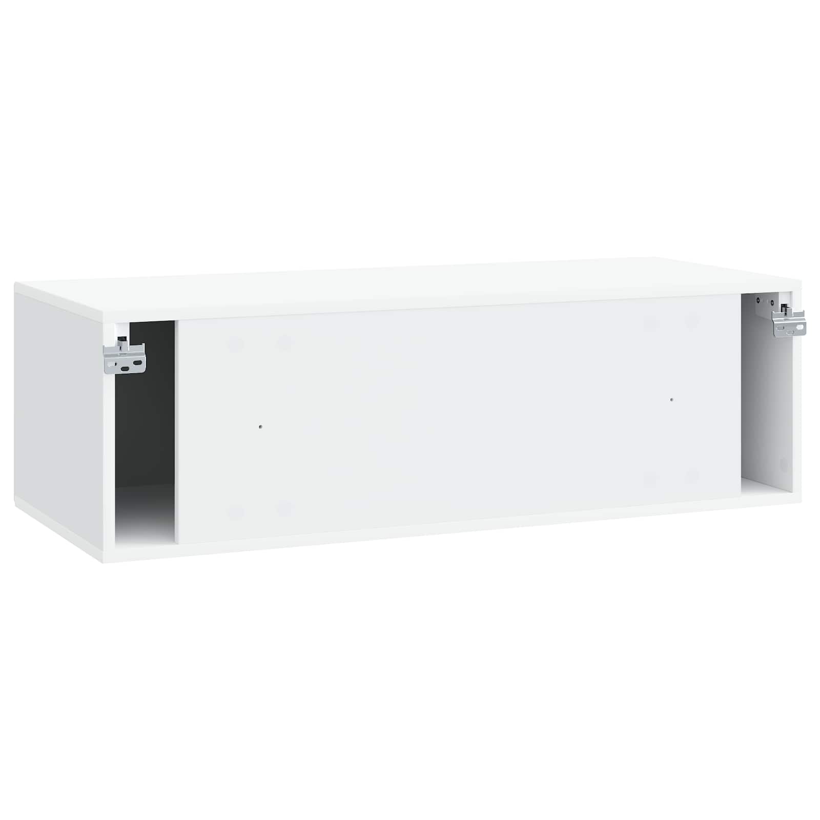 Wall-Mounted TV Cabinet White 98 x 41 x 30 cm Engineered Wood