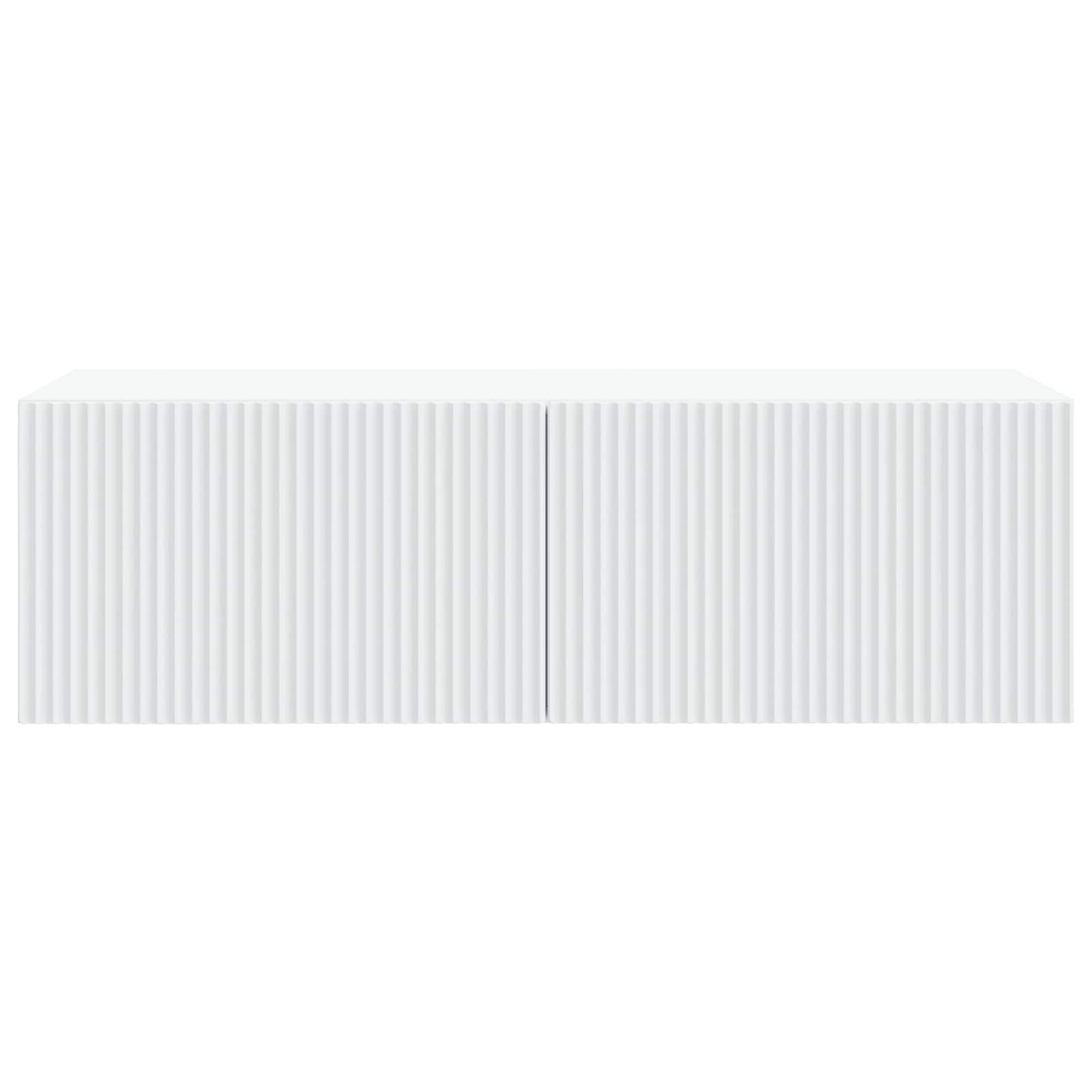 Wall-Mounted TV Cabinet White 98 x 41 x 30 cm Engineered Wood