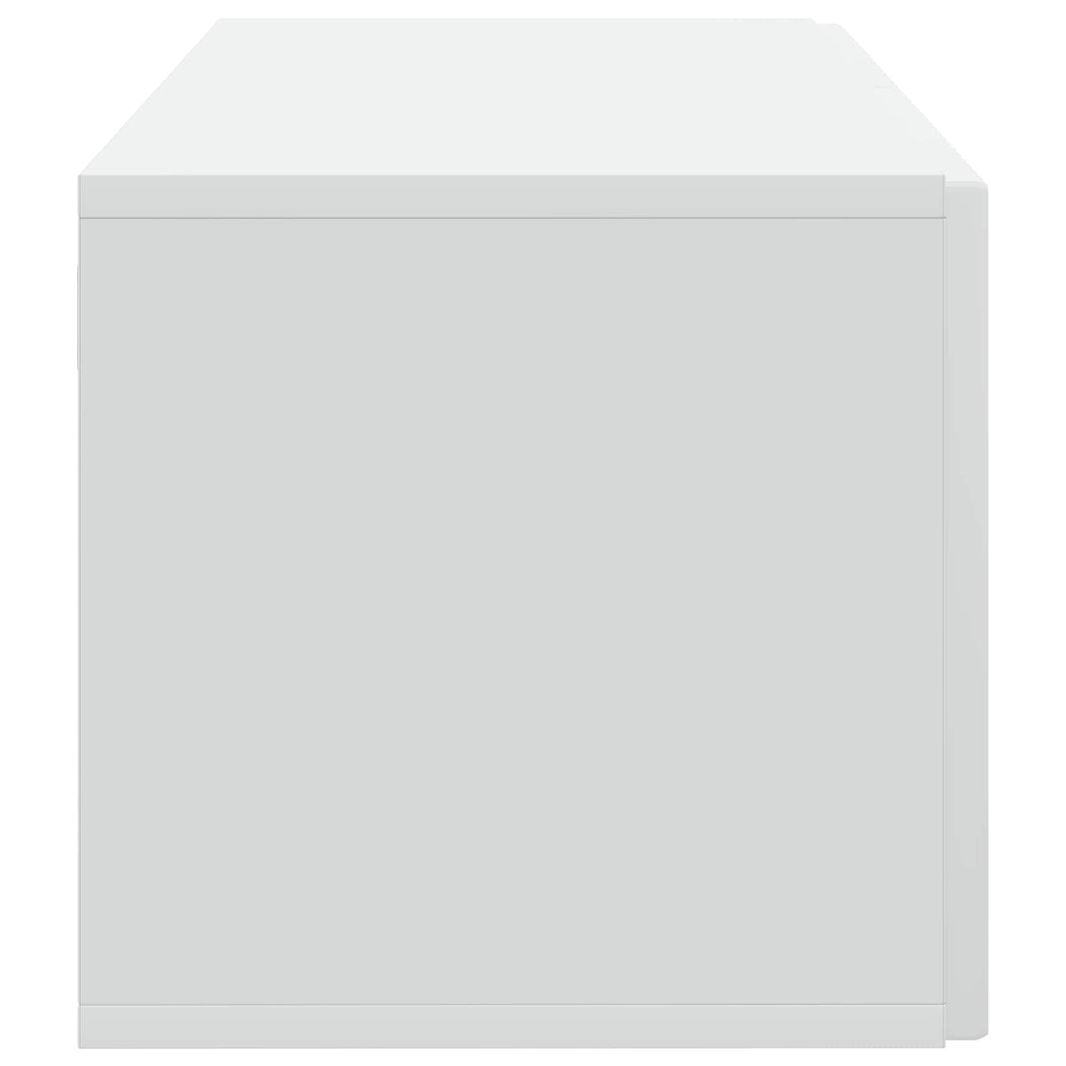 Wall-Mounted TV Cabinet White 59.5 x 31 x 30 cm Engineered Wood