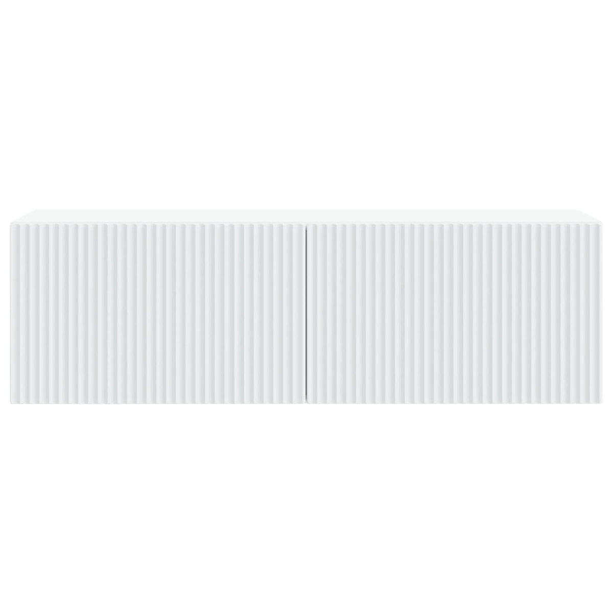 Wall-Mounted TV Cabinet White 98 x 31 x 30 cm Engineered Wood