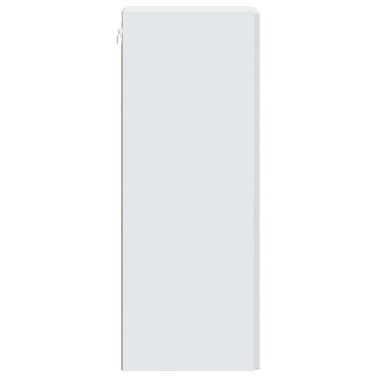 Wall-Mounted Cabinet White 33 x 34.5 x 90 cm Engineered Wood