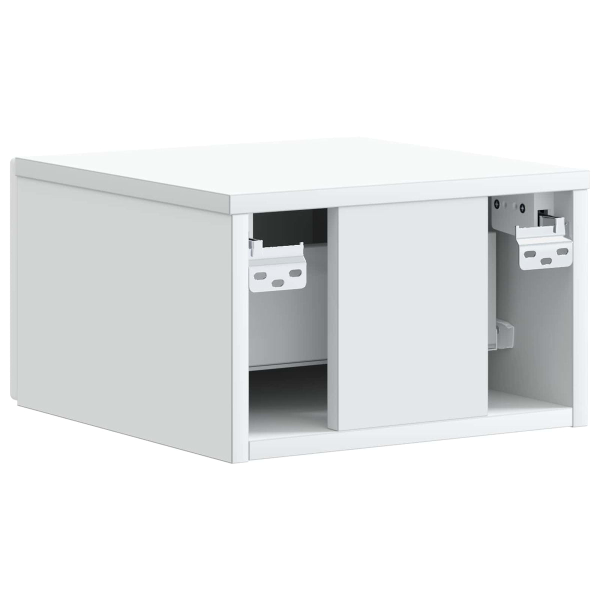 Wall-Mounted Bedside Cabinet White 34.5 x 33 x 20 cm