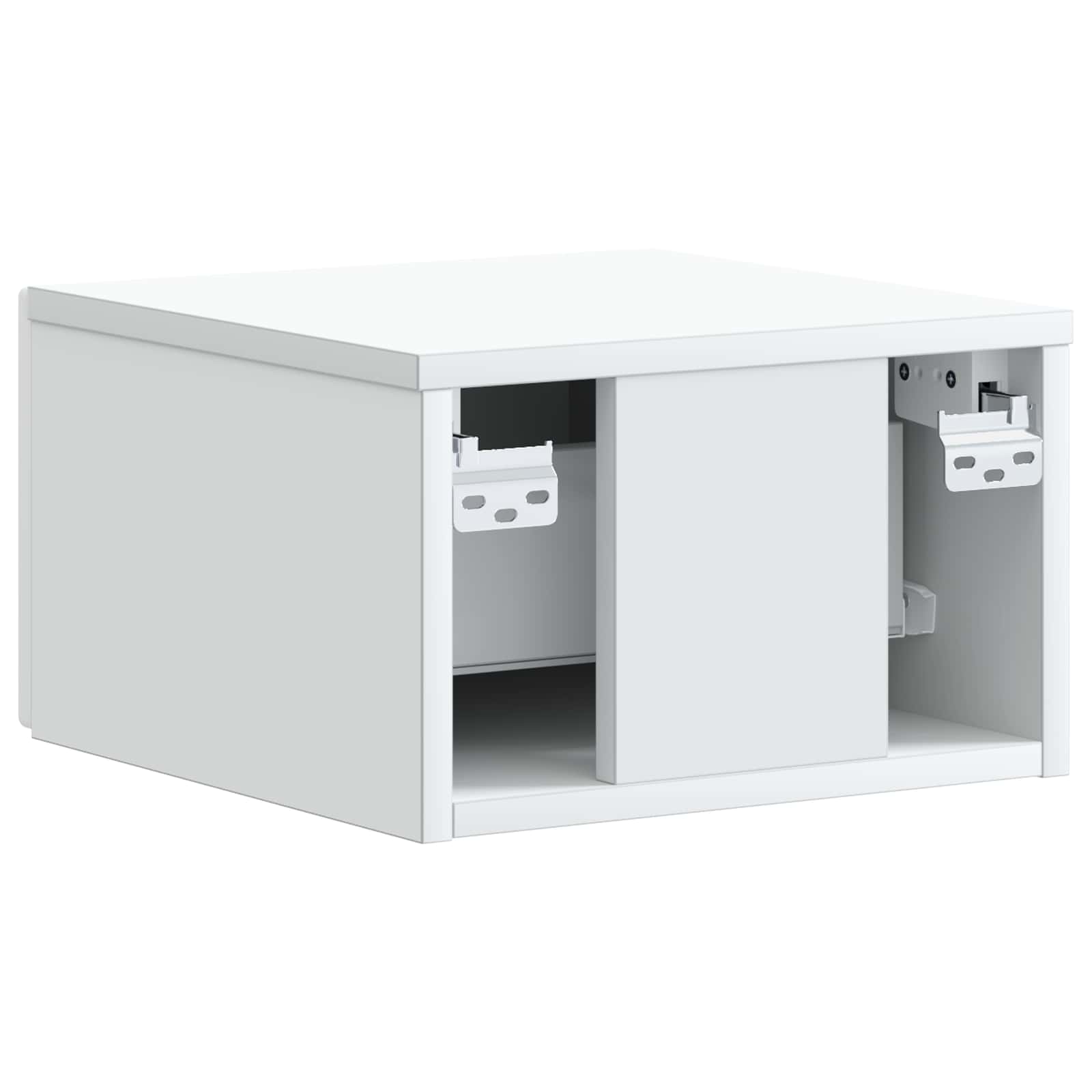 Wall-Mounted Bedside Cabinet White 34.5 x 33 x 20 cm