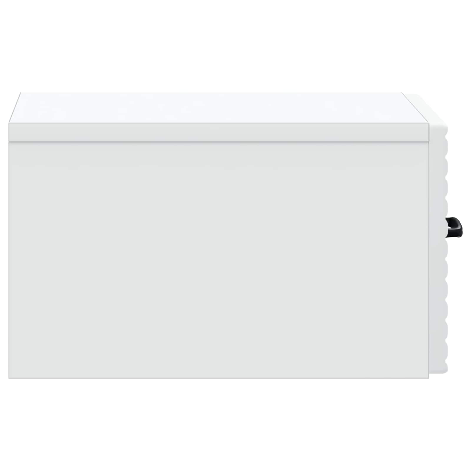 Wall-Mounted Bedside Cabinet White 34.5 x 33 x 20 cm