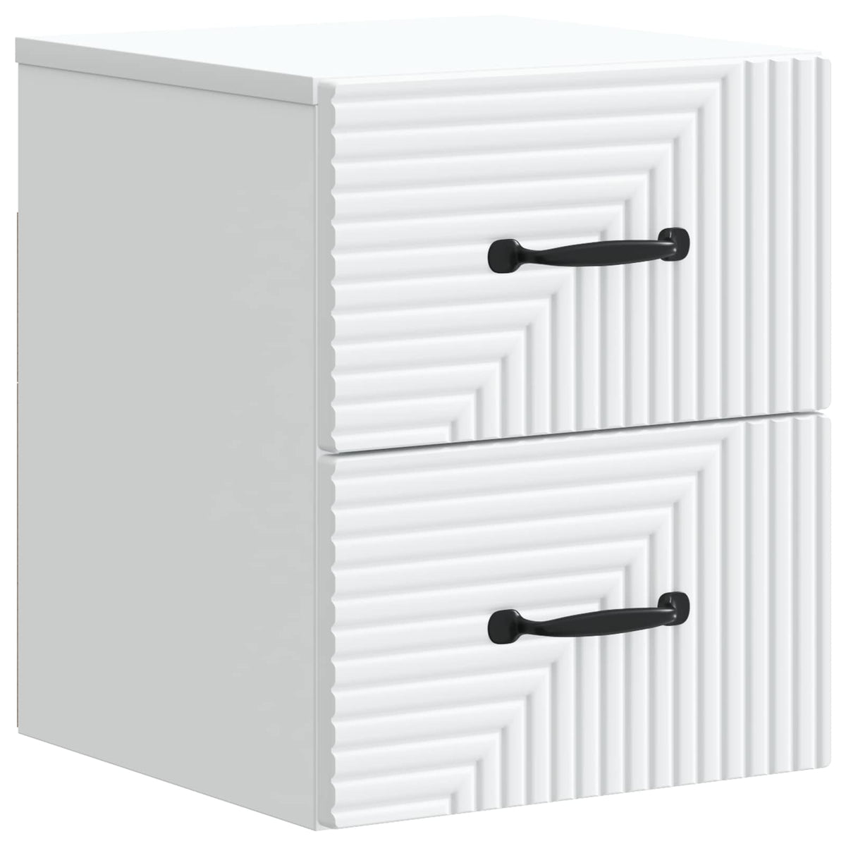 Wall-Mounted Bedside Cabinet White 34.5 x 33 x 40 cm