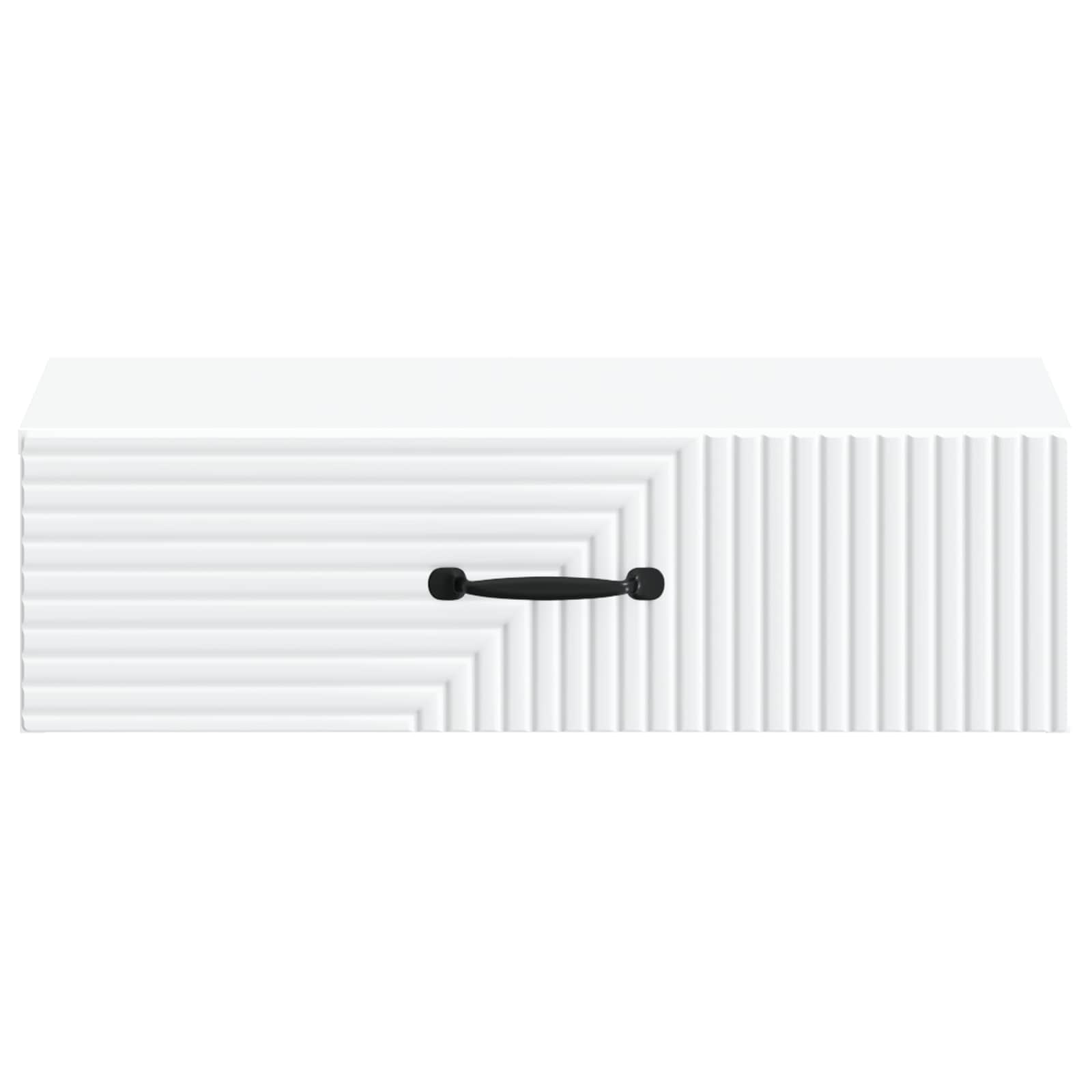 Wall-Mounted Side Table White 59 x 34.5 x 17 cm Engineered Wood