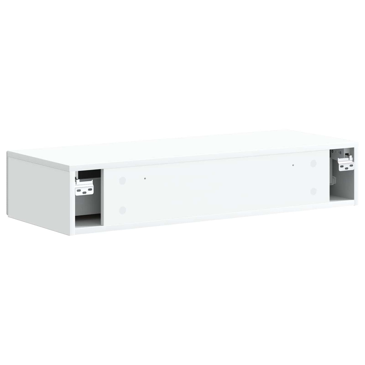 Wall-Mounted Side Table Wall-mounted White 87.5 x 34.5 x 17 cm