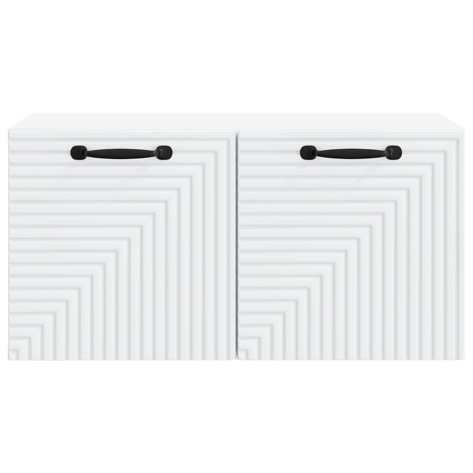 Wall-Mounted TV Cabinet White 59.5 x 31 x 30 cm Engineered Wood