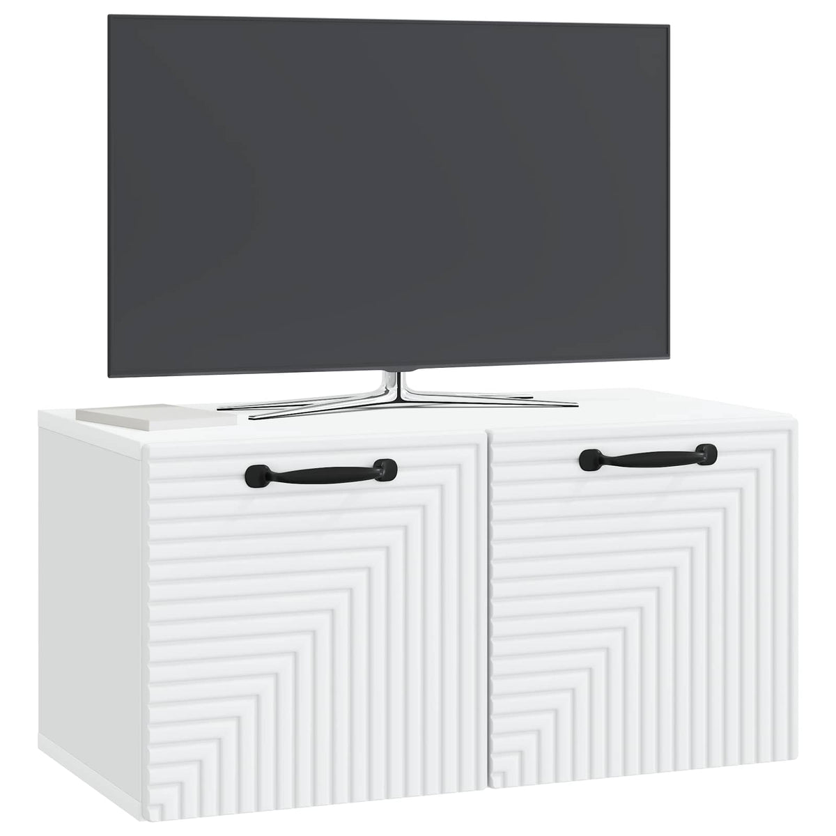 Wall-Mounted TV Cabinet White 59.5 x 31 x 30 cm Engineered Wood