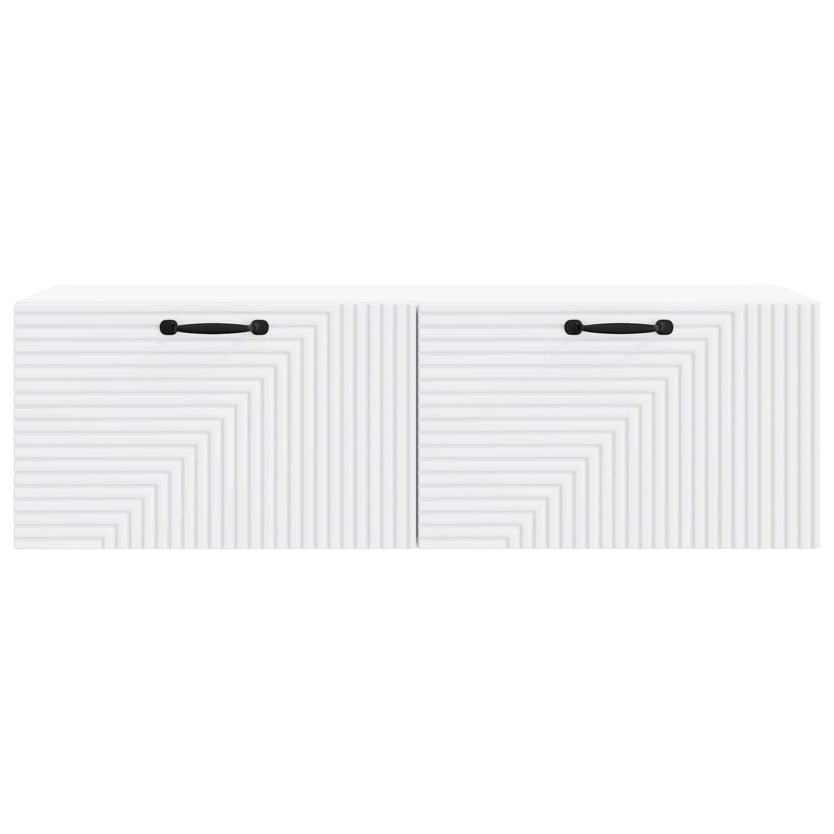 Wall-Mounted TV Cabinet White 98 x 31 x 30 cm Engineered Wood