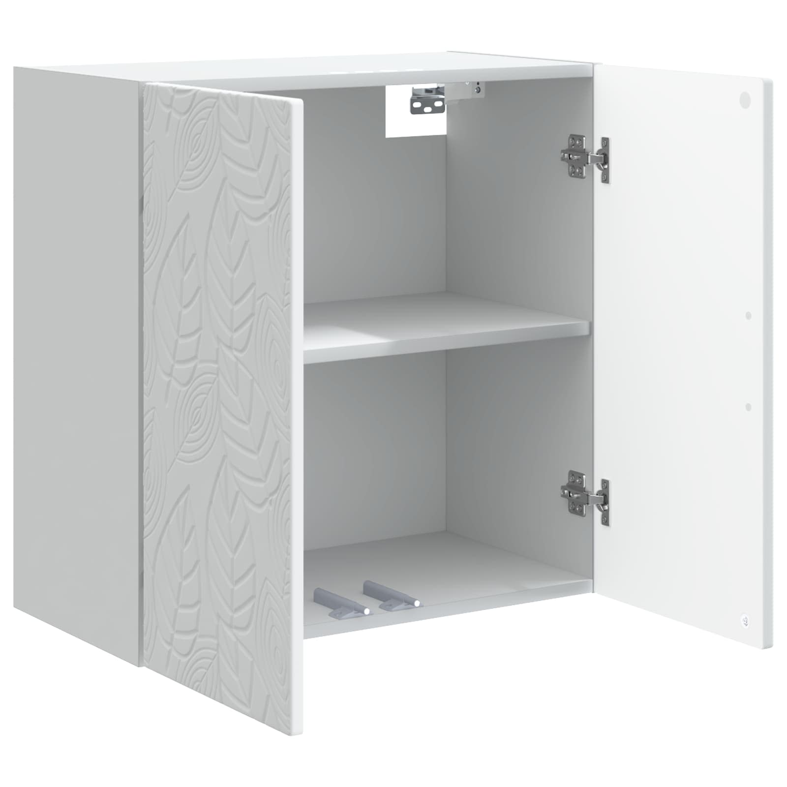 Wall-Mounted Cabinet White 59 x 31 x 60 cm Engineered Wood