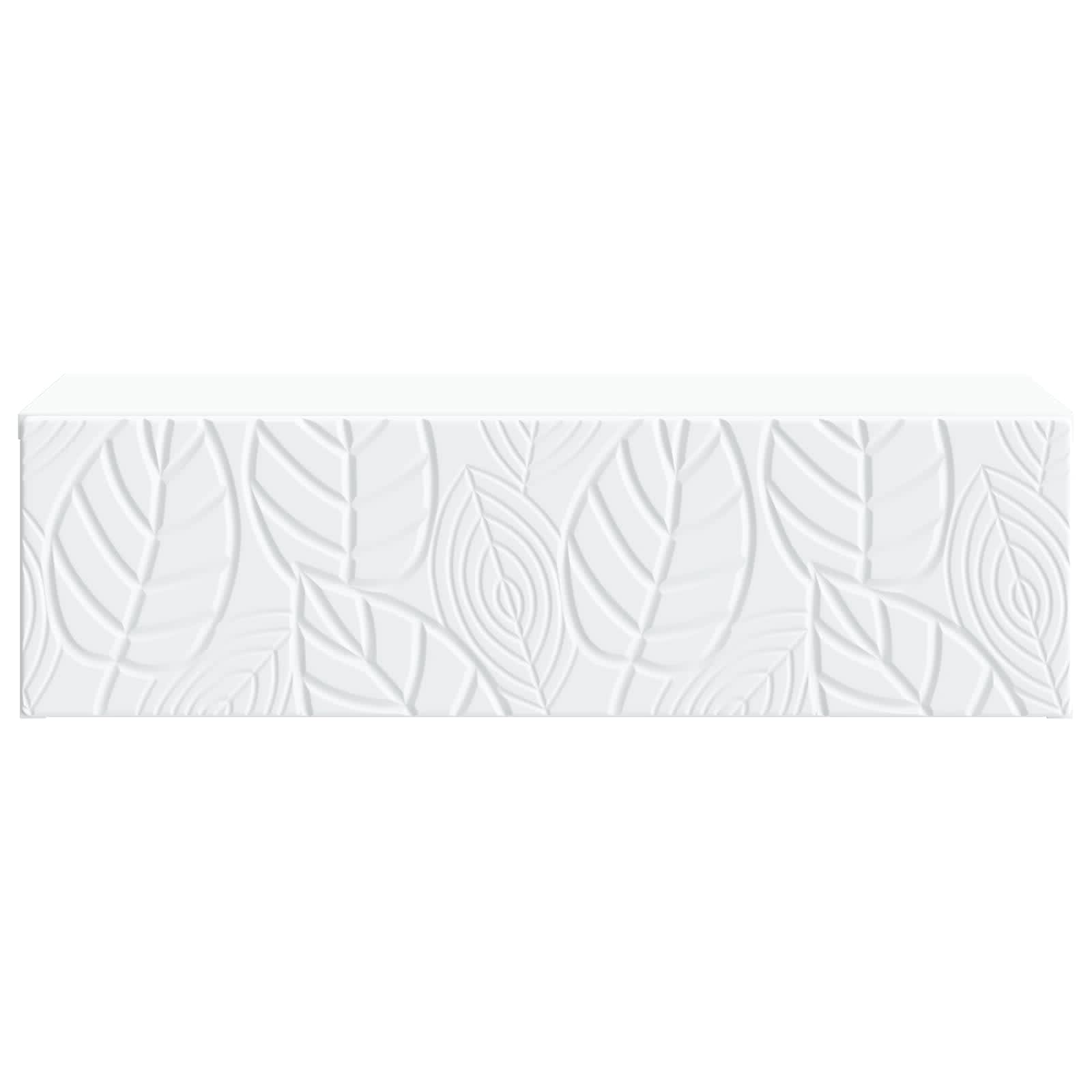 Wall-Mounted Side Table White 87.5 x 34.5 x 17 cm