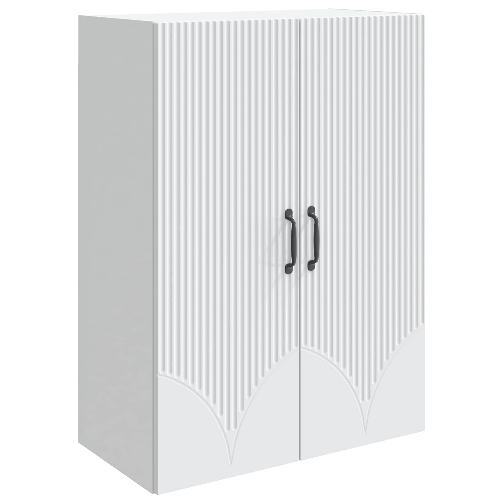 Wall-Mounted Cabinet White 66 x 34.5 x 90 cm Engineered Wood