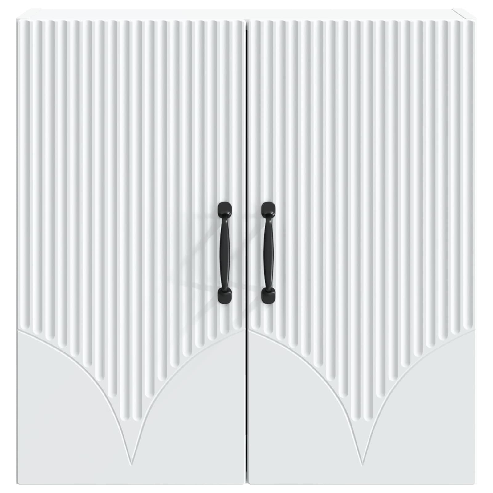 Wall-Mounted Cabinet White 59 x 31 x 60 cm Engineered Wood
