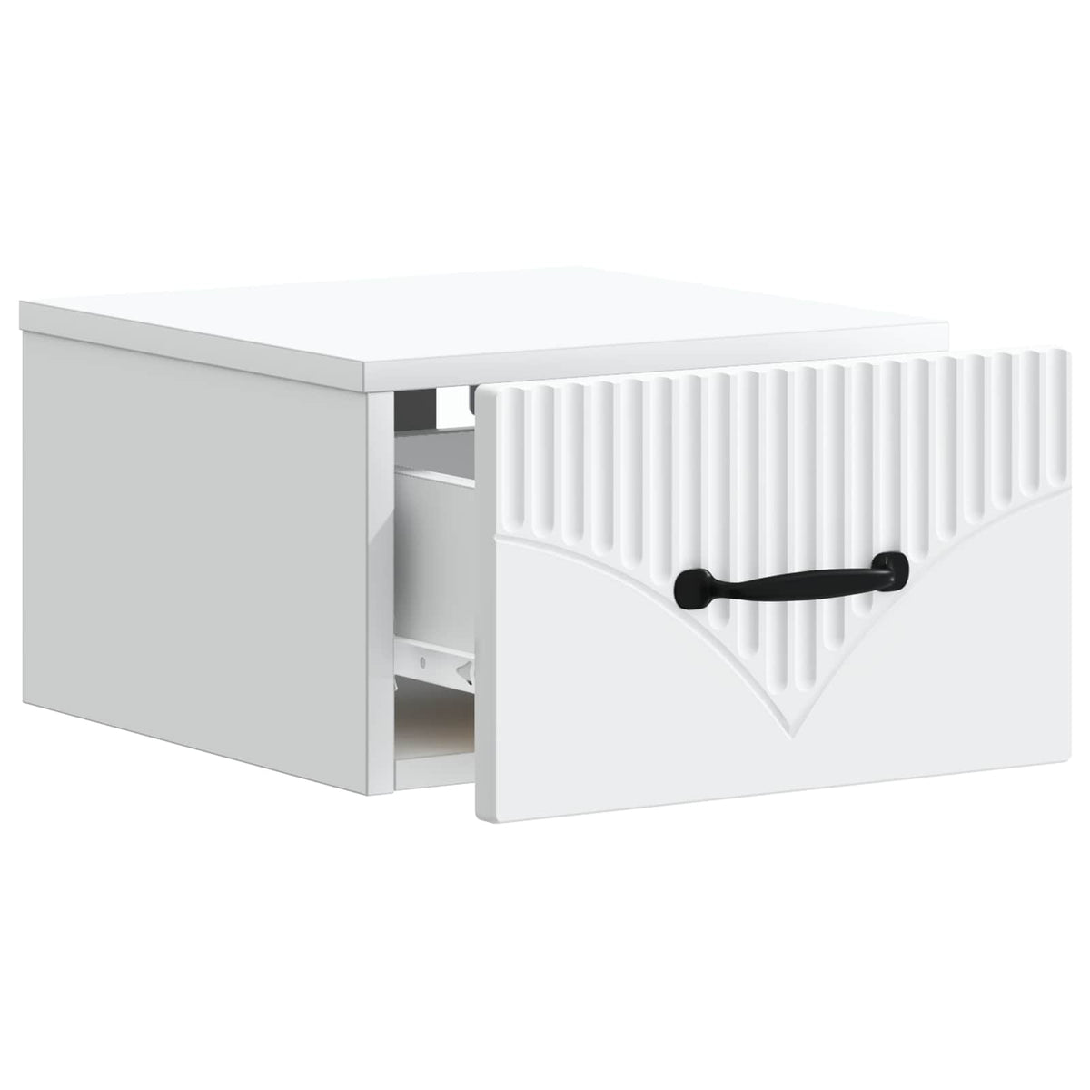 Wall-Mounted Bedside Cabinet White 34.5 x 33 x 20 cm