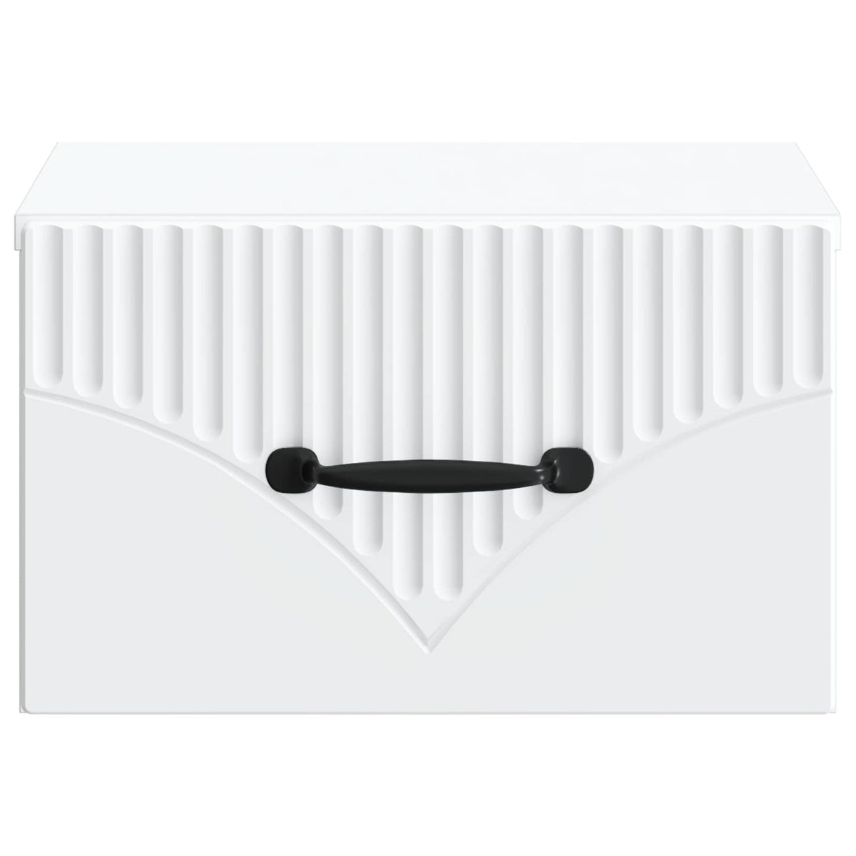 Wall-Mounted Bedside Cabinet White 34.5 x 33 x 20 cm