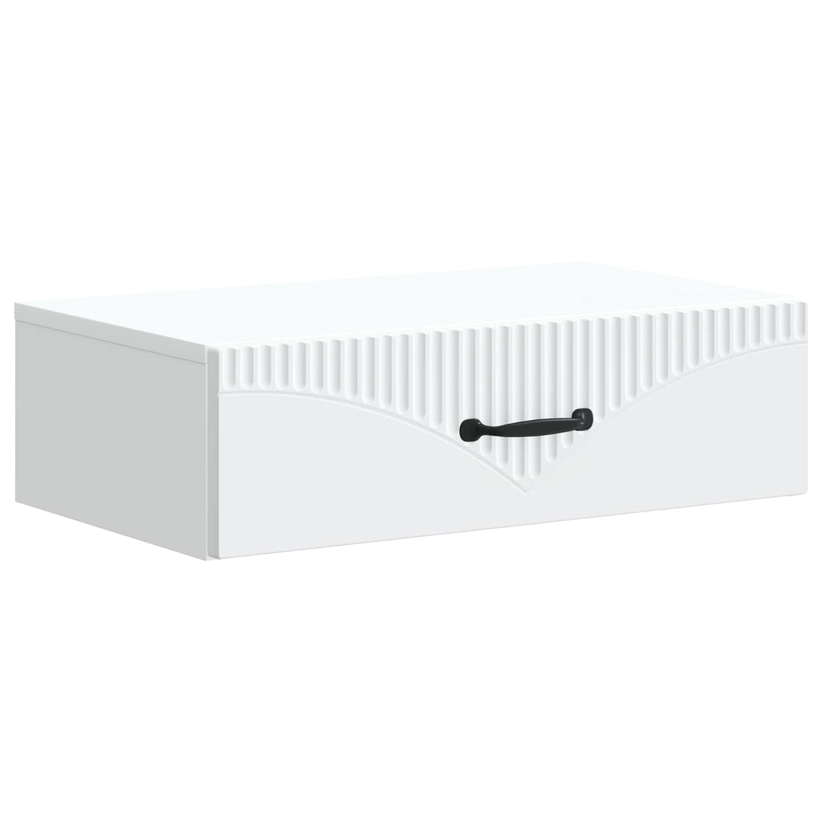 Wall-Mounted Side Table White 59 x 34.5 x 17 cm Engineered Wood
