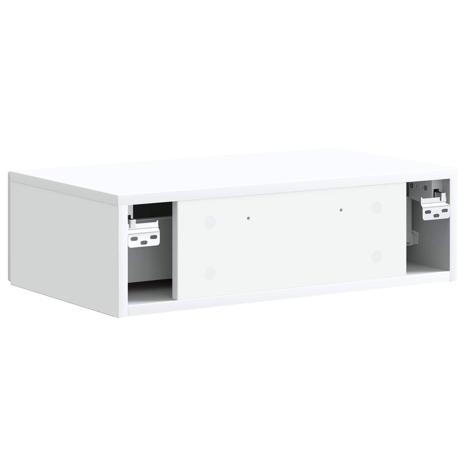 Wall-Mounted Side Table White 59 x 34.5 x 17 cm Engineered Wood