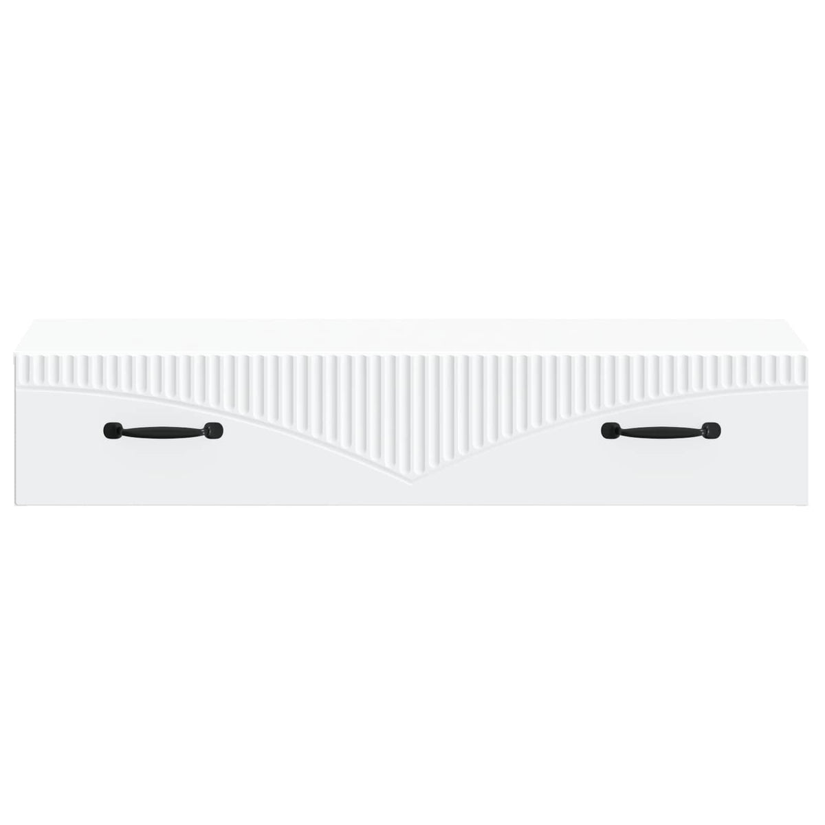 Wall-Mounted Side Table Wall-mounted White 87.5 x 34.5 x 17 cm
