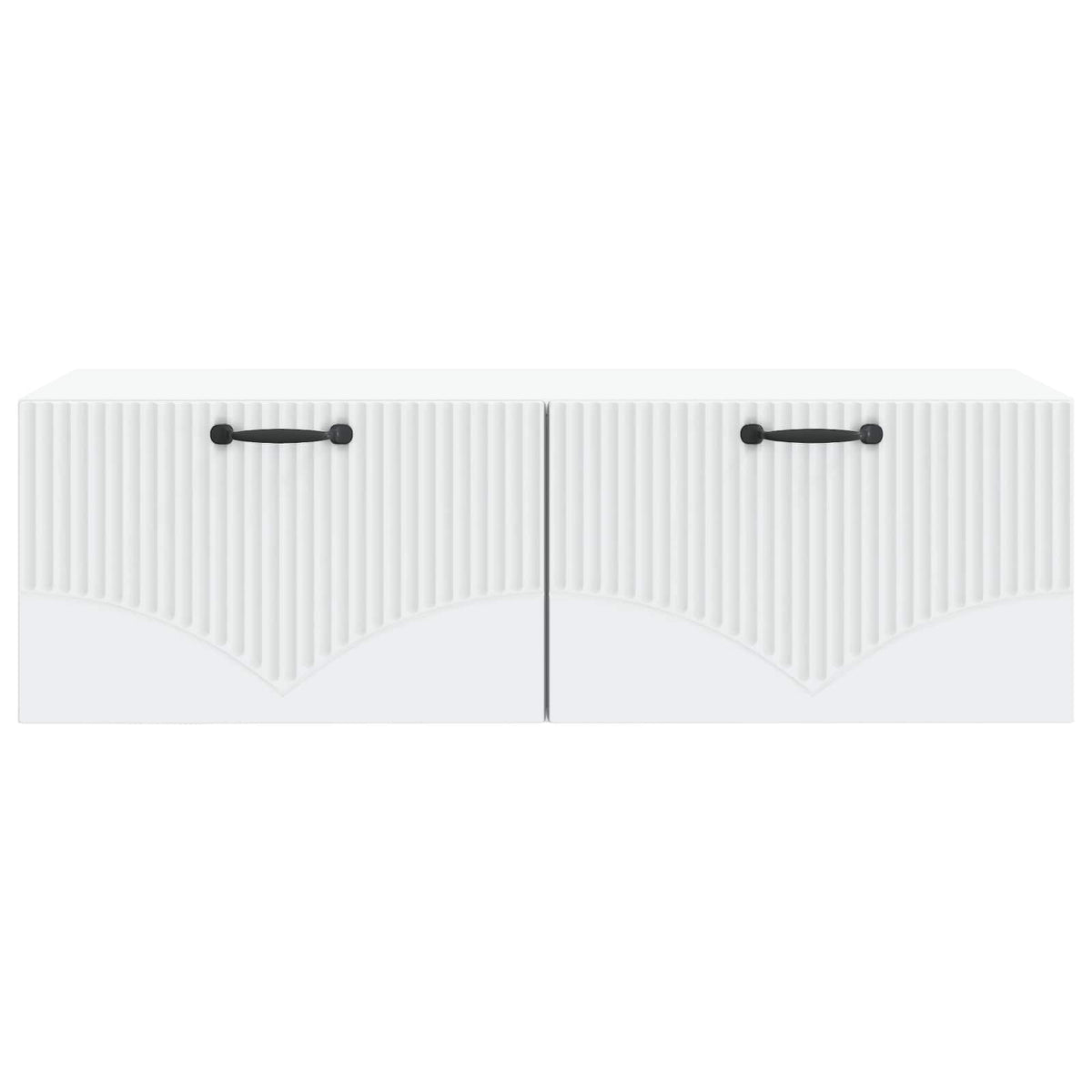 Wall-Mounted TV Cabinet White 98 x 41 x 30 cm Engineered Wood