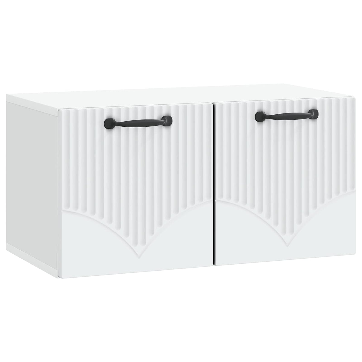Wall-Mounted TV Cabinet White 59.5 x 31 x 30 cm Engineered Wood