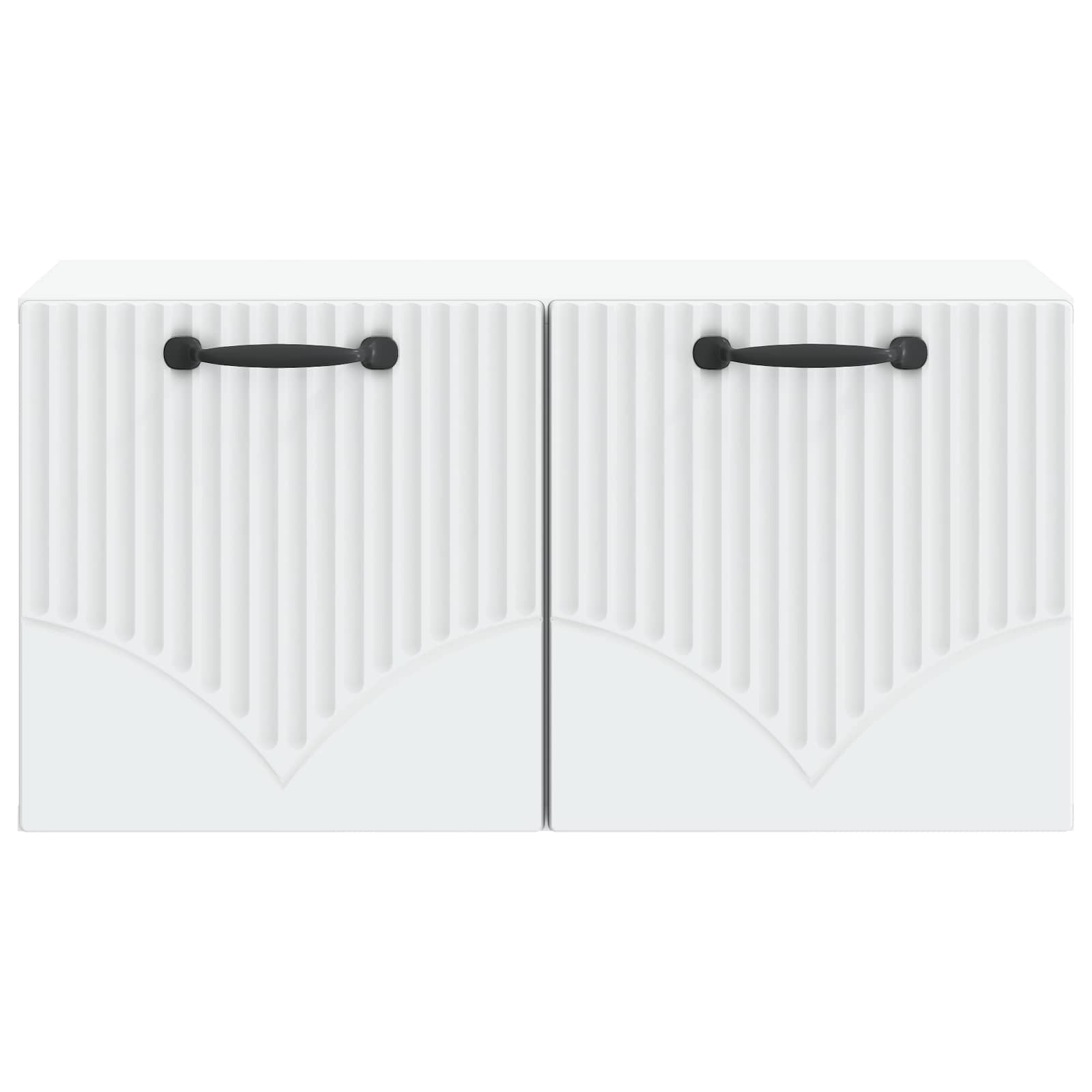 Wall-Mounted TV Cabinet White 59.5 x 31 x 30 cm Engineered Wood