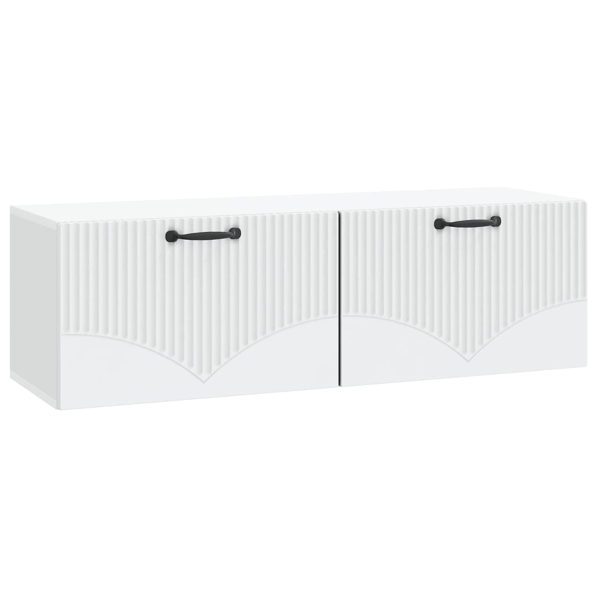 Wall-Mounted TV Cabinet White 98 x 31 x 30 cm Engineered Wood