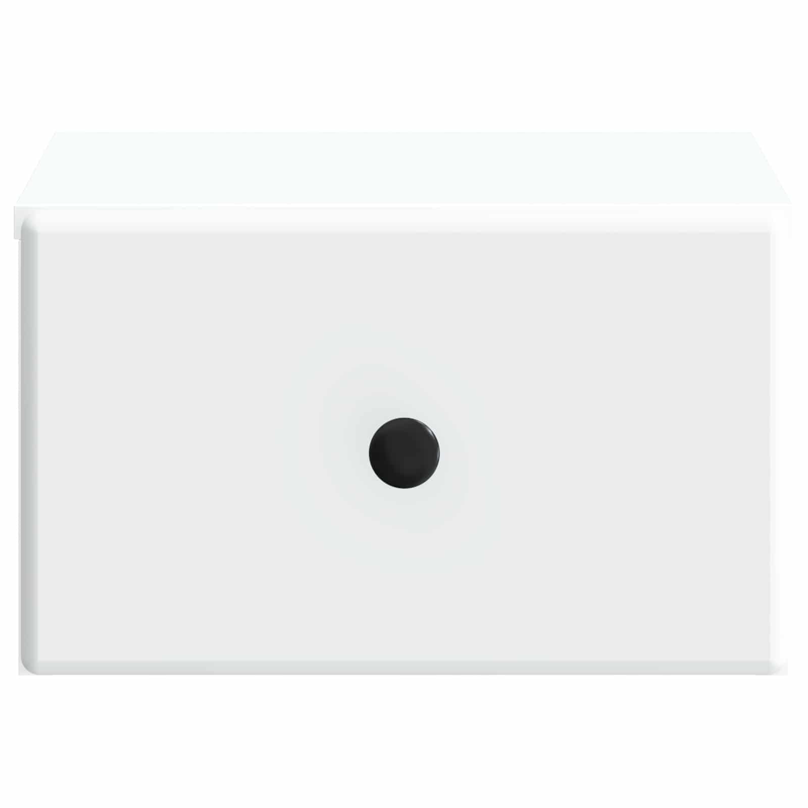 Wall-Mounted Bedside Cabinet White 34.5 x 33 x 20 cm