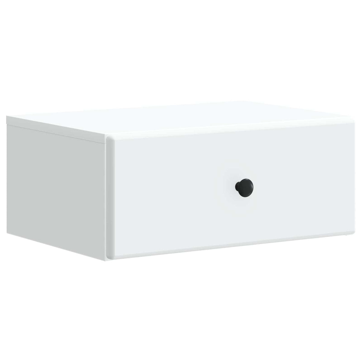 Wall-Mounted Bedside Cabinet White 49 x 34.5 x 20 cm