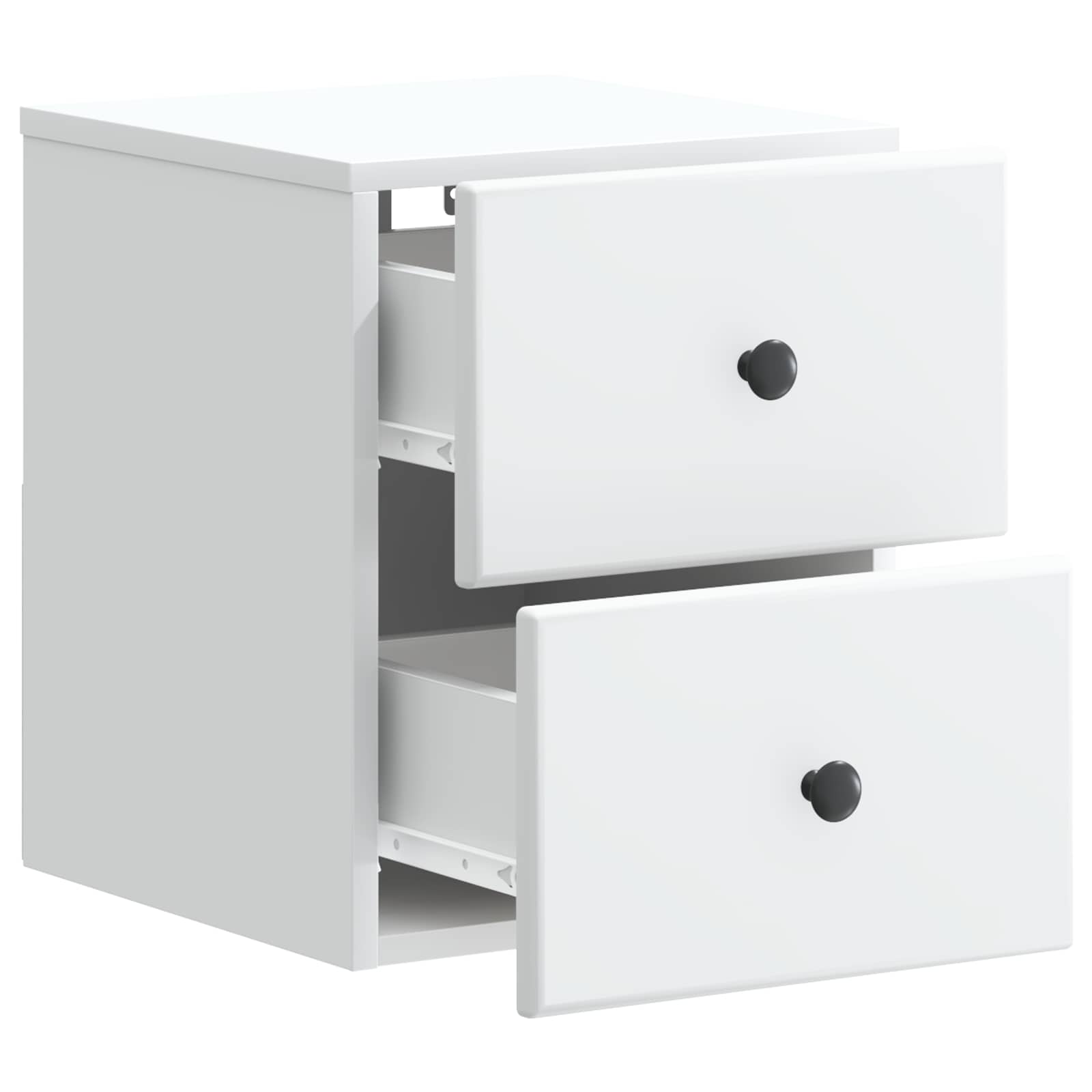 Wall-Mounted Bedside Cabinet White 34.5 x 33 x 40 cm