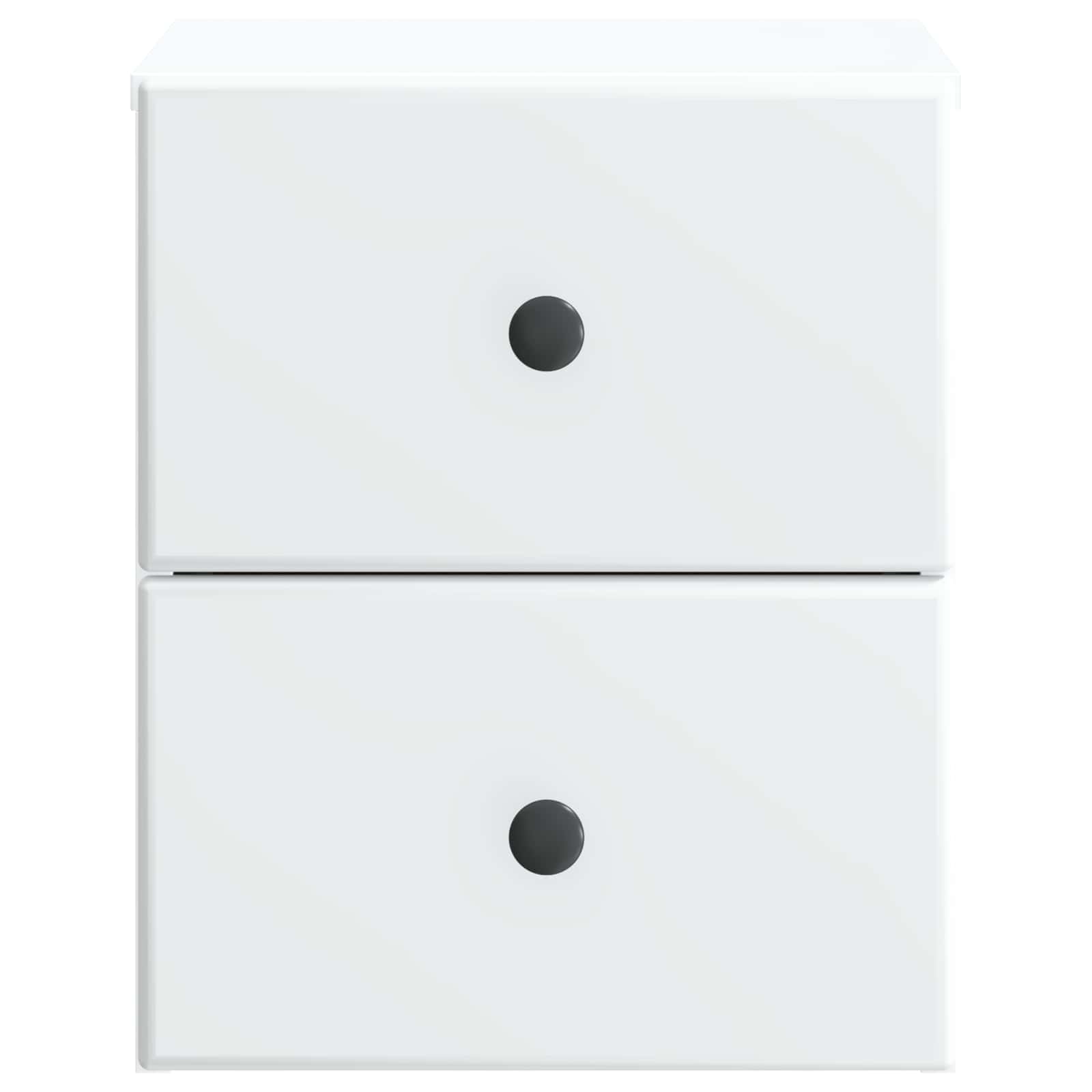 Wall-Mounted Bedside Cabinet White 34.5 x 33 x 40 cm