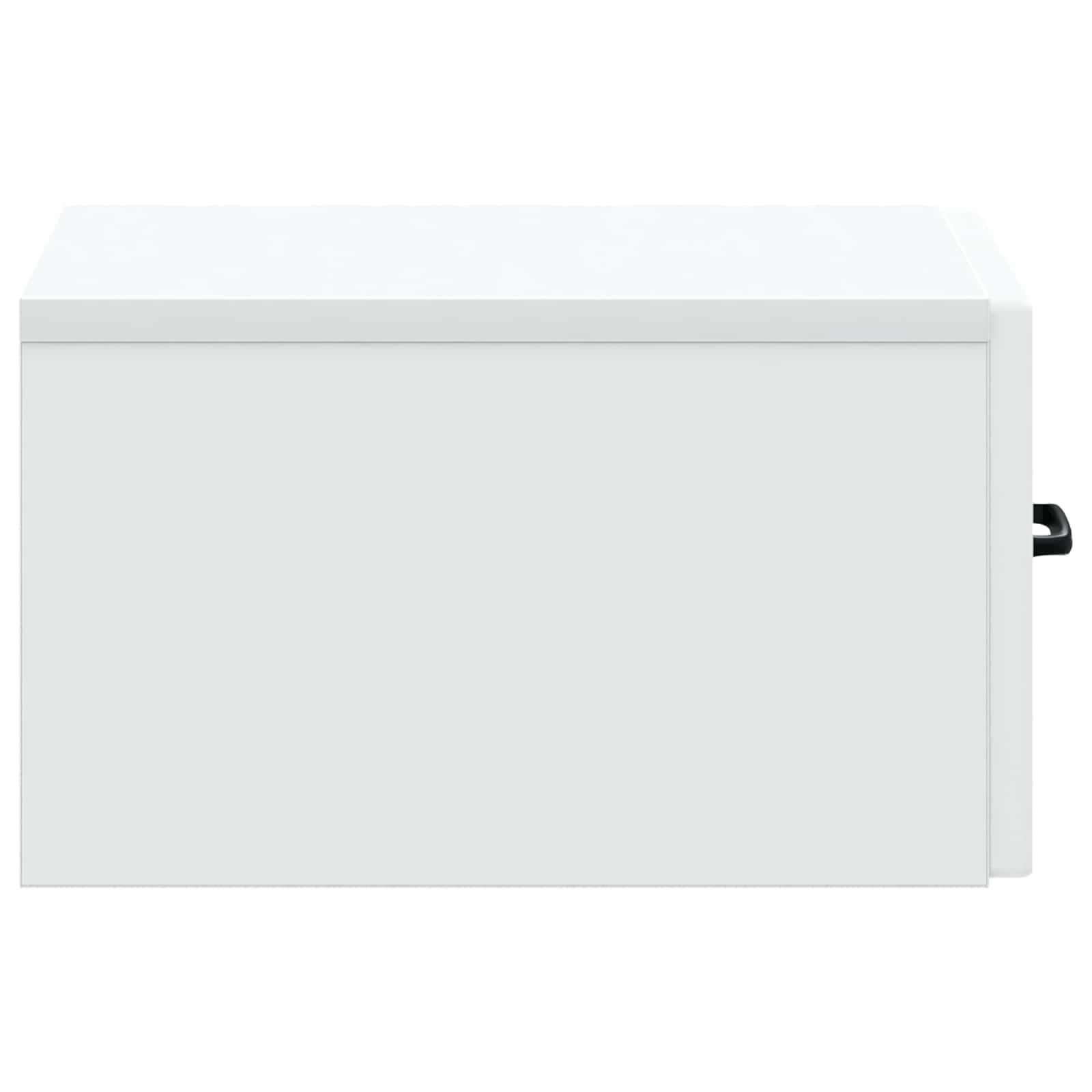 Wall-Mounted Side Table White 59 x 34.5 x 17 cm Engineered Wood